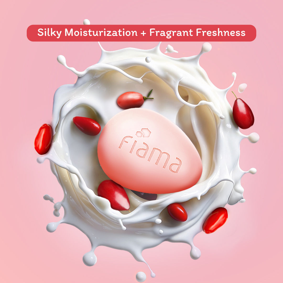 Skin Barrier Strengthening Moisturizing Soap Bar Japanese Hokkaido Milk, Goji Berry
