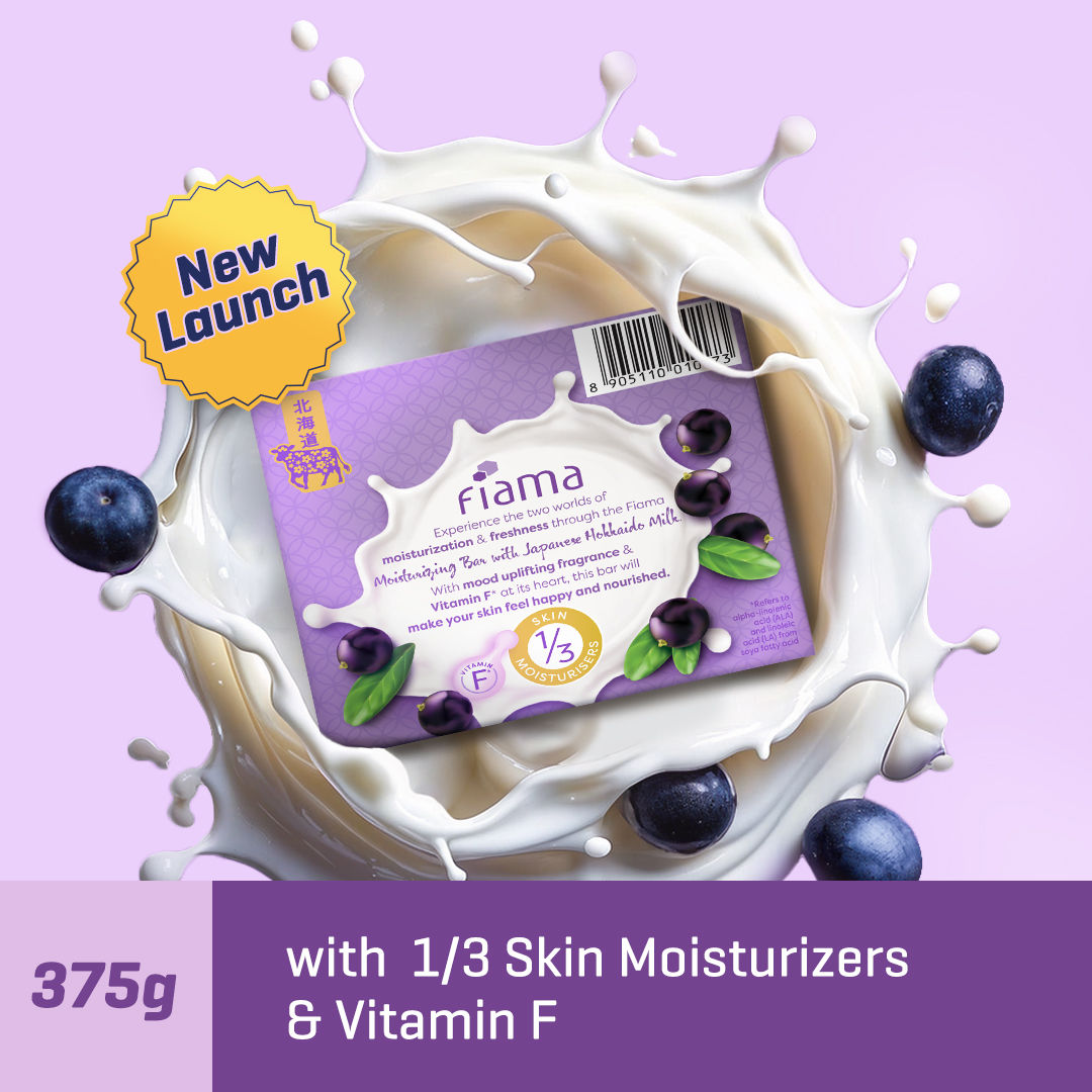 Skin Barrier Strengthening Moisturizing Soap Bar Japanese Hokkaido Milk, Acai Berry