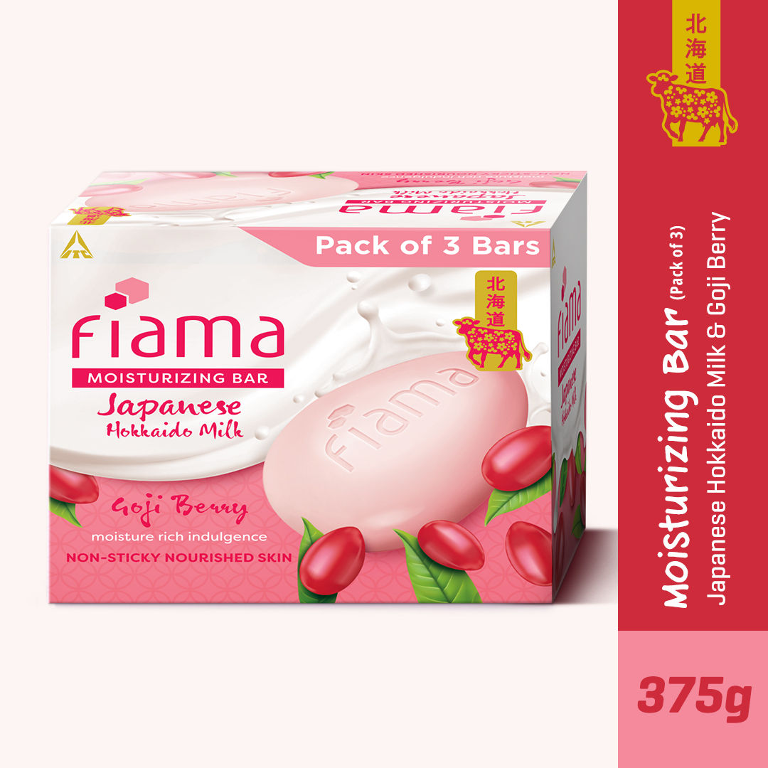 Skin Barrier Strengthening Moisturizing Soap Bar Japanese Hokkaido Milk, Goji Berry