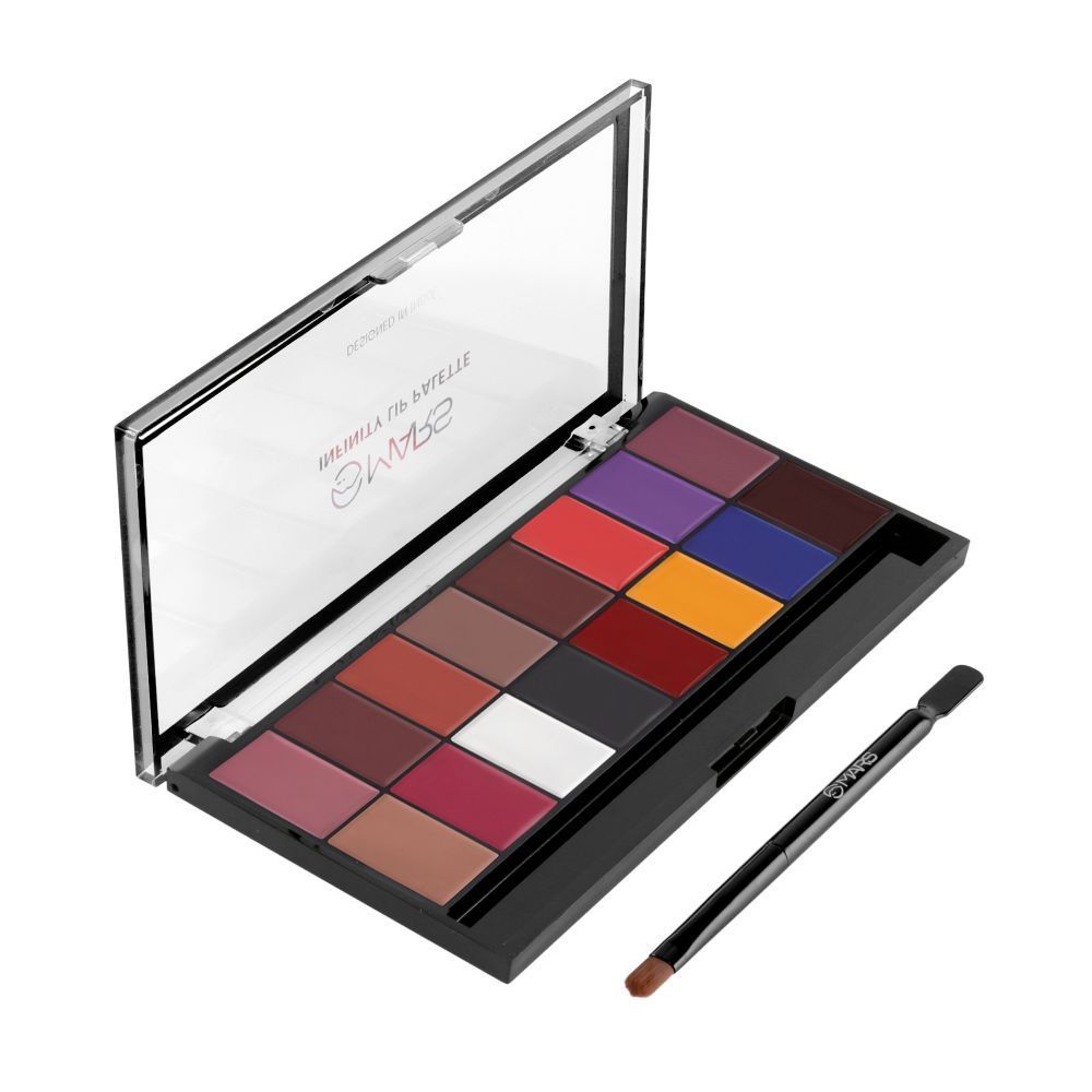 Infinity Lip Palette with Spatula cum Applicator - 01 Multicolor