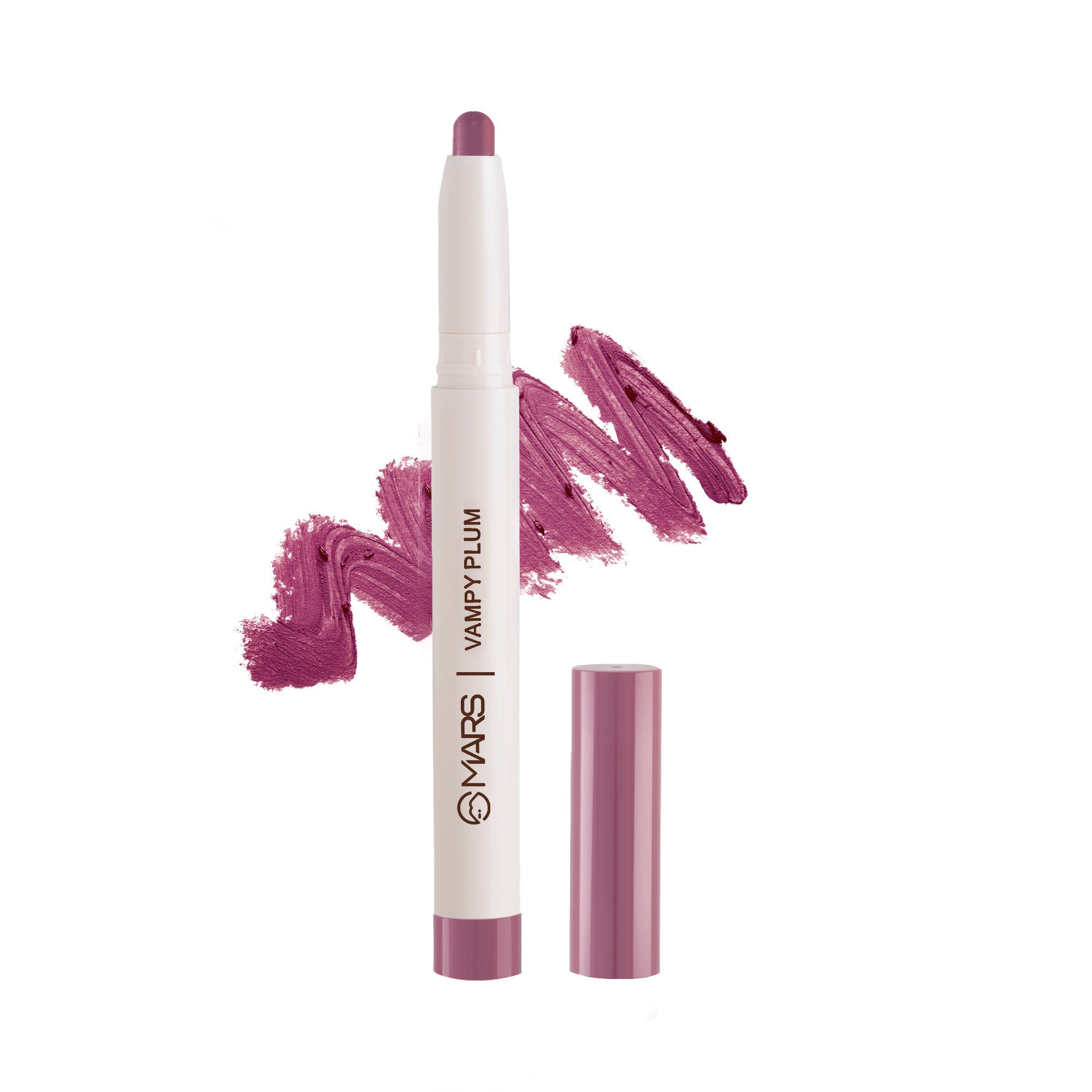 Retractable Poppins Lipstick - Vampy Plum