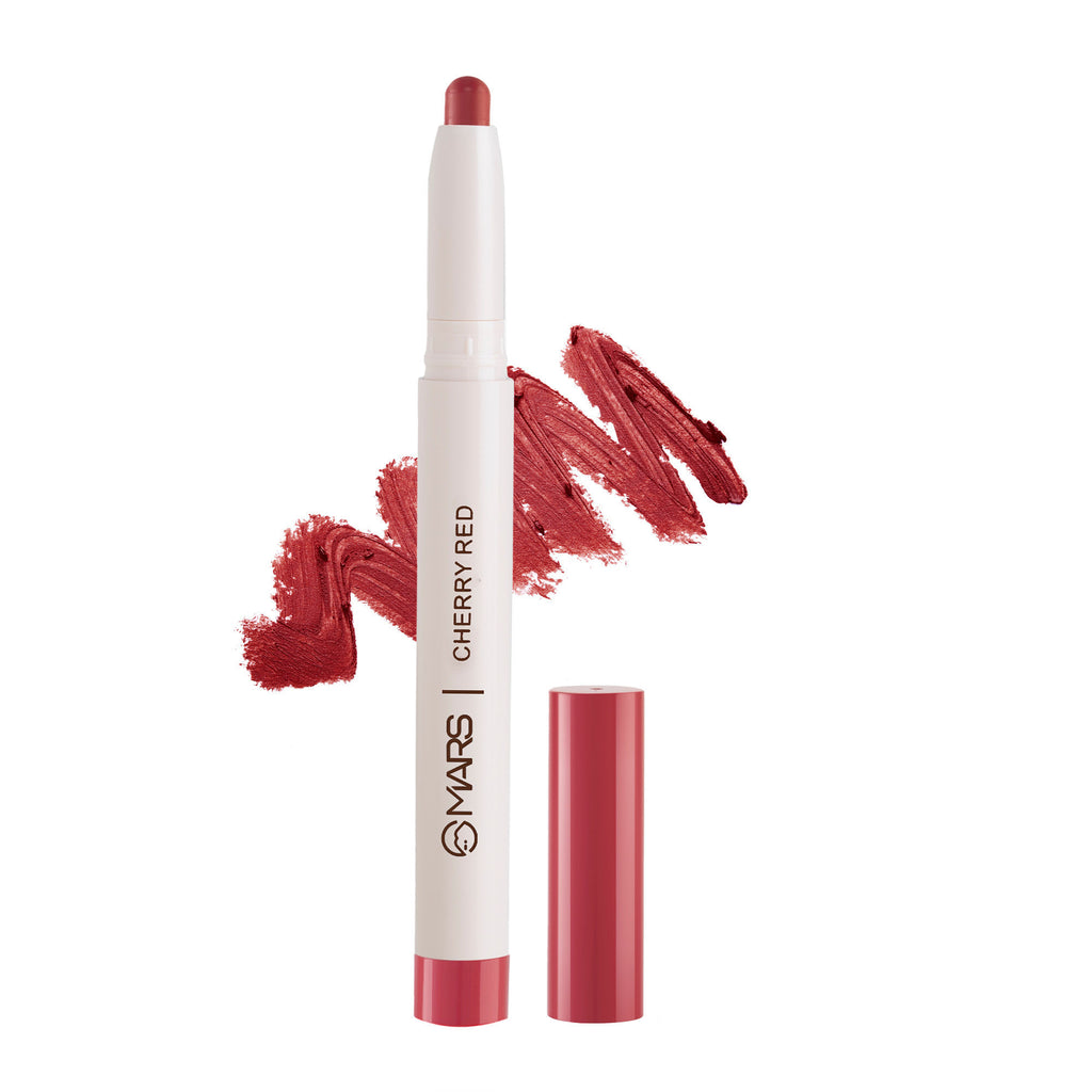 Retractable Poppins Lipstick - Cherry Red