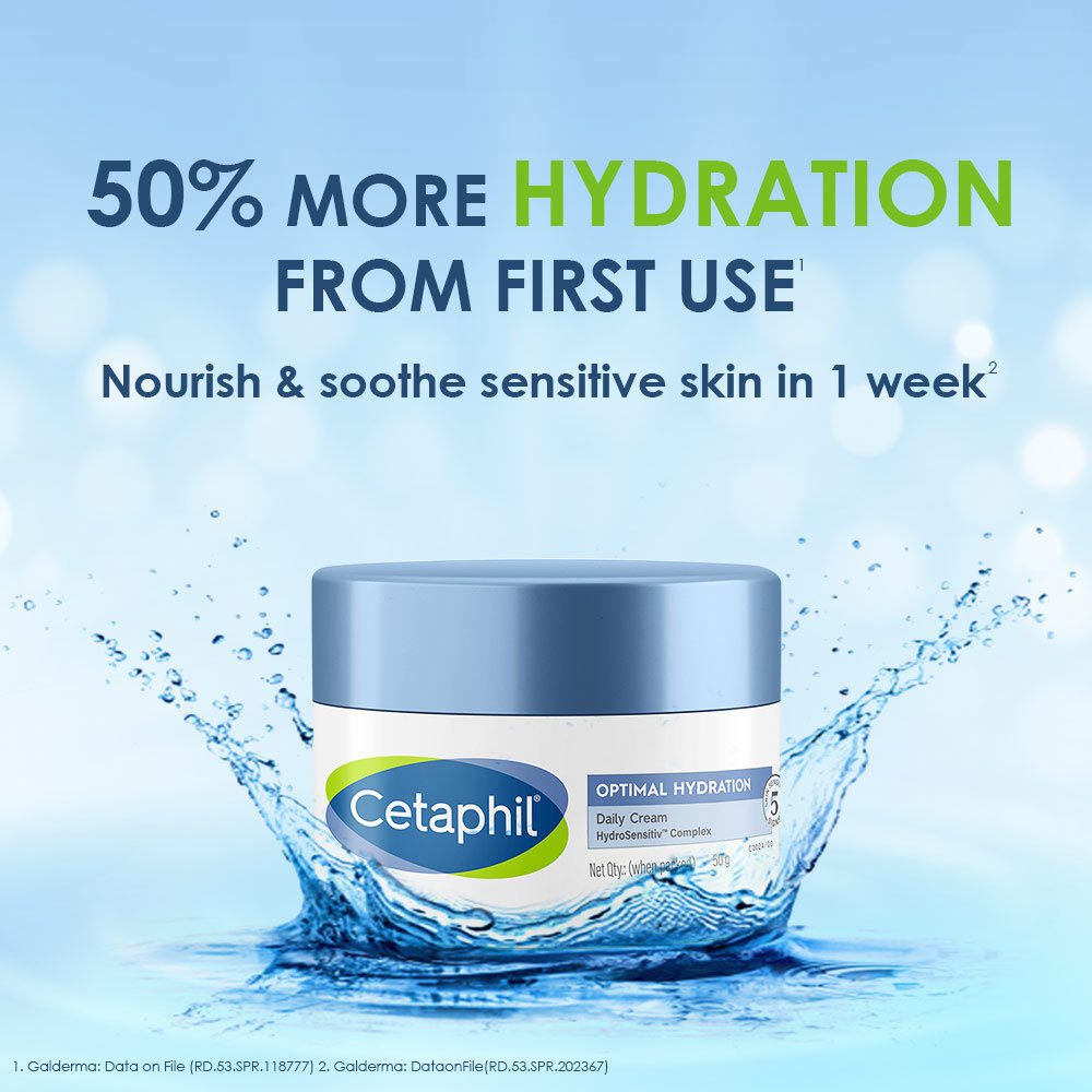 Optimal Hydration Daily Cream, Lightweight, Skin Barrier Protection with Hyaluronic Acid