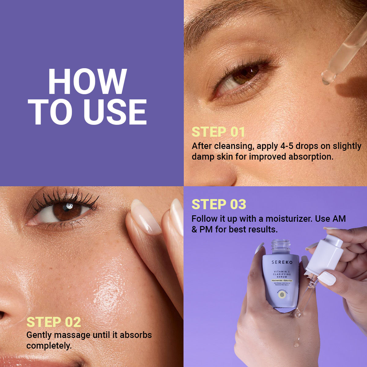 Vitamin C Clarifying Serum With Niacinamide For Glowing Skin, Fades Hyperpigmentation