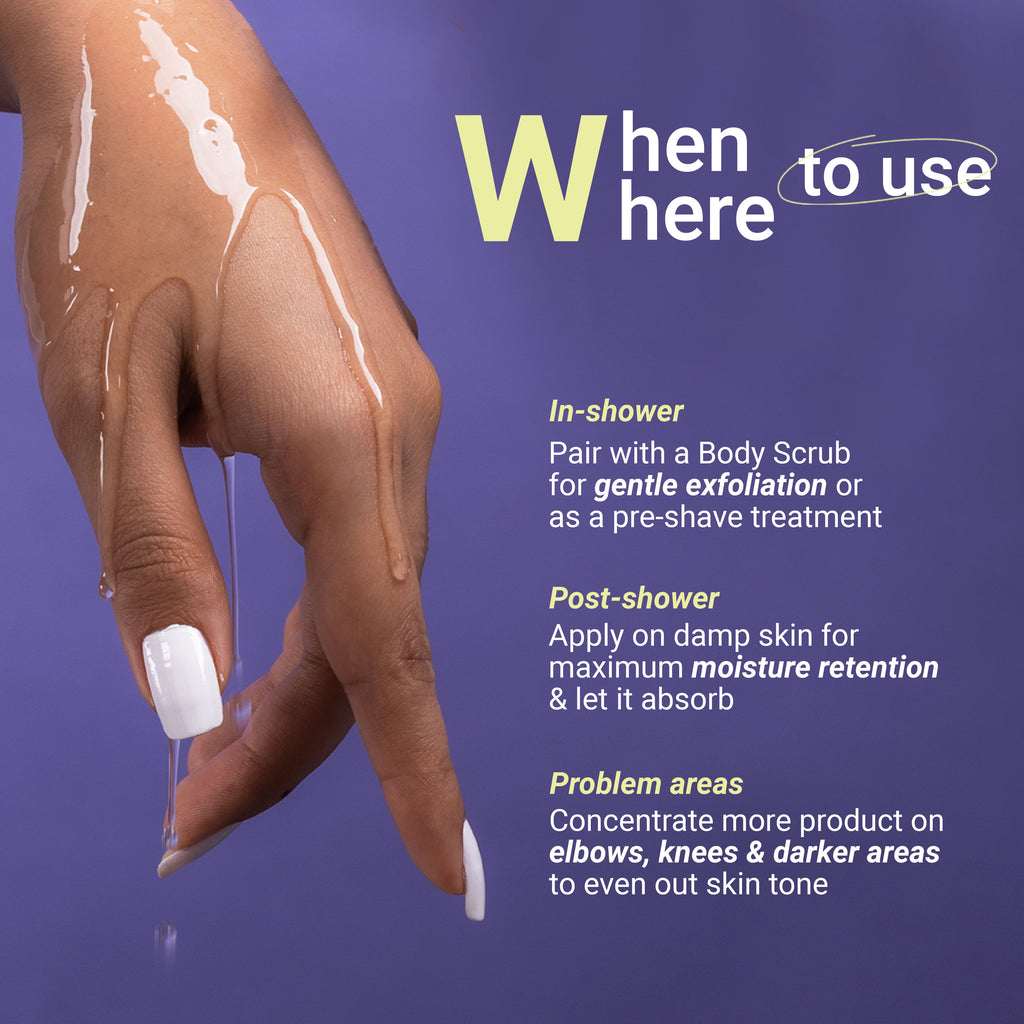 Vit C Brightening Body Oil for Glowing Skin-Intense Moisture, Non-Greasy