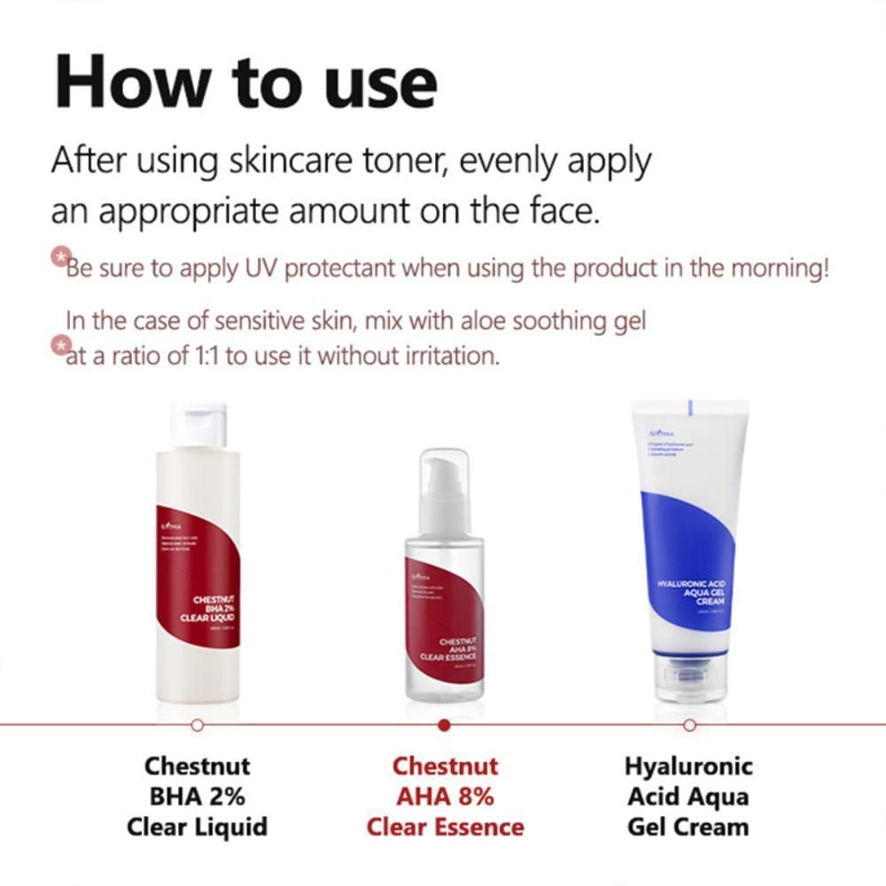 Chestnut AHA 8% Clear Essence