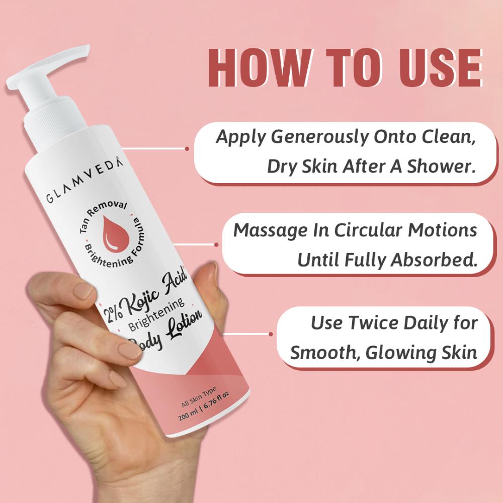 2% Kojic Body Lotion Advanced Pigmentation Care With Radiance Boosting Hydration