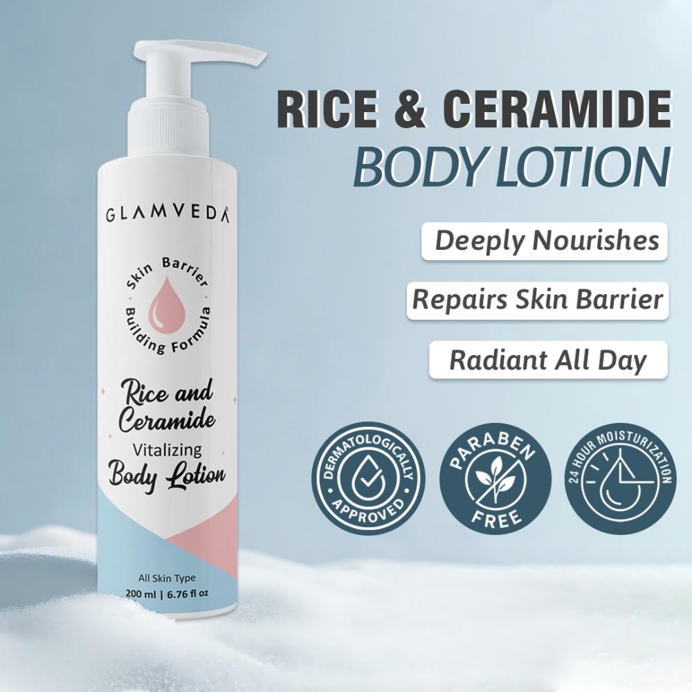 Rice & Ceramide Body Lotion - Ultra-Hydrating Korean Formula