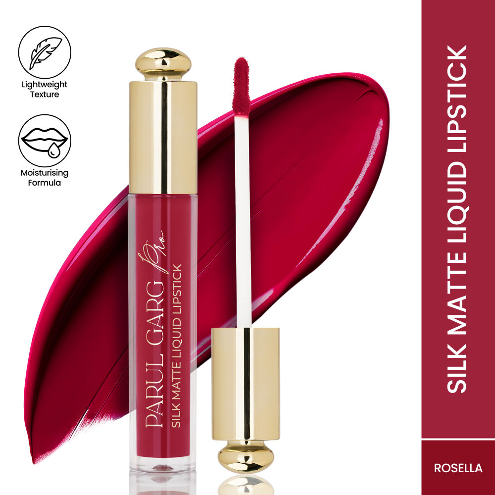 Silk Matte Liquid Lipstick, Long Lasting & Transfer-Proof - Rosella 07