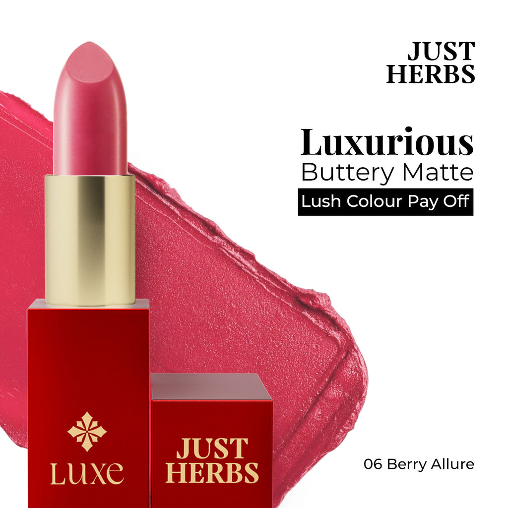 Luxe Satin Melt High Shine Lipstick - 06 Berry Allure
