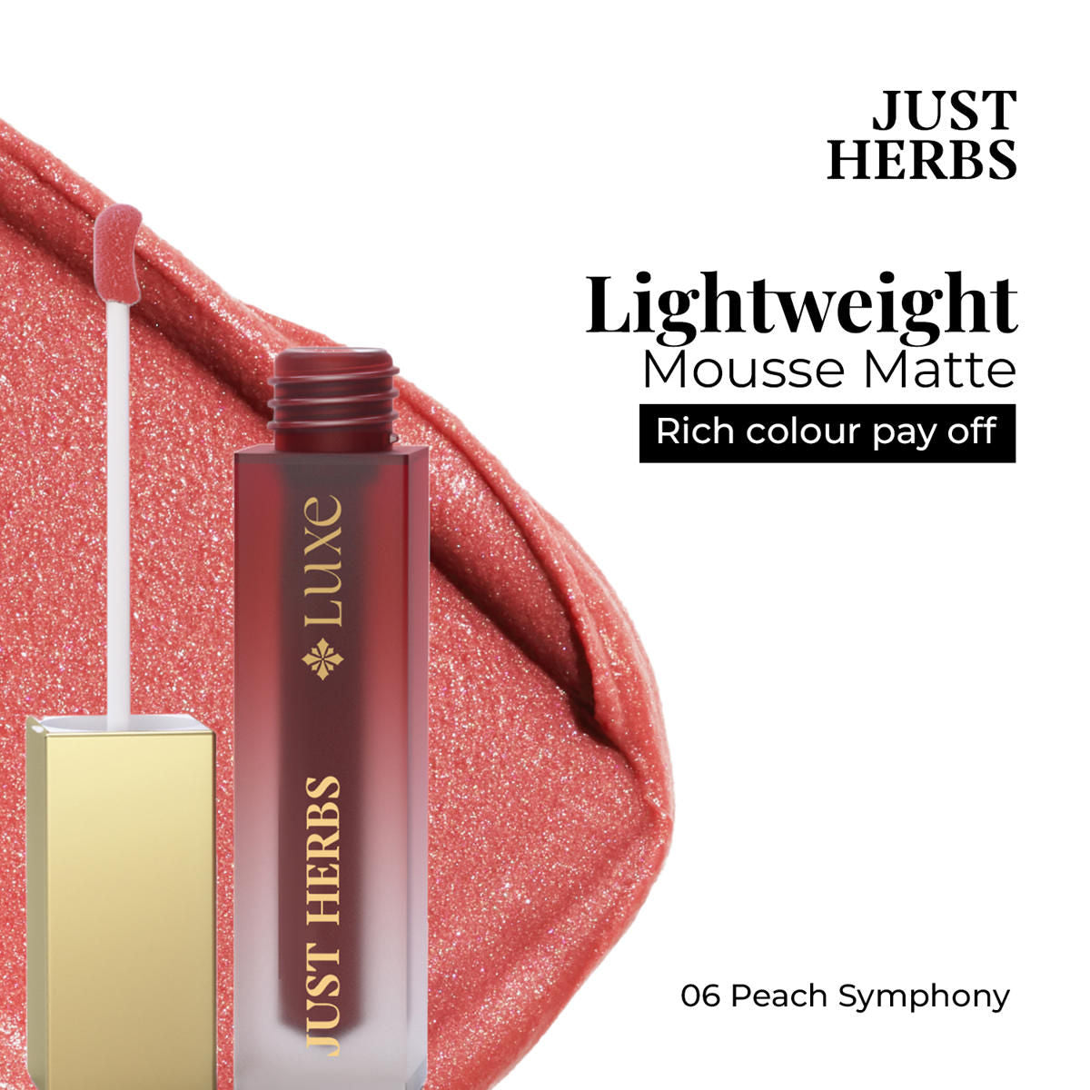 Luxe Dream Muse Mousse Liquid Lipstick - 06 Peach Symphony