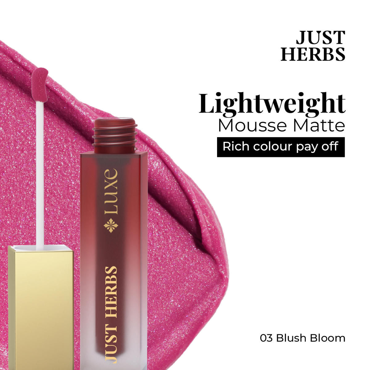 Luxe Dream Muse Mousse Liquid Lipstick - 03 Blush Bloom