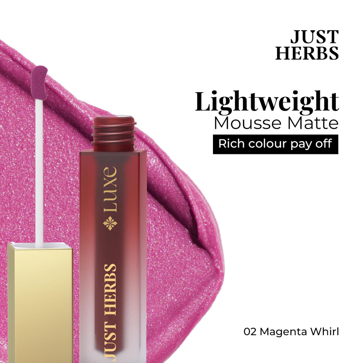 Luxe Dream Muse Mousse Liquid Lipstick - 02 Magenta Whirl