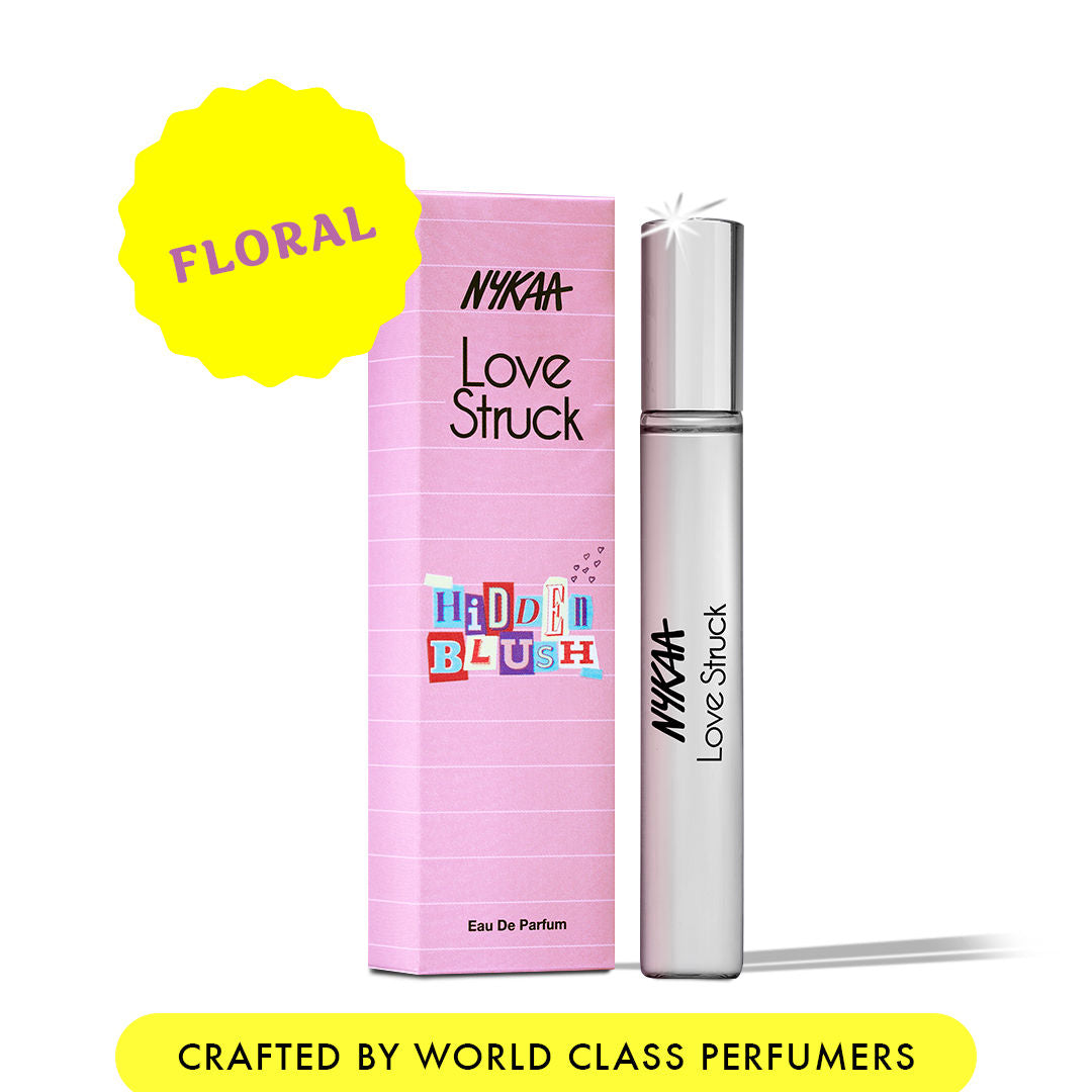 Nykaa Love Struck First Date Spicy Mini Travel Size Perfume With Orange Blossom & Musk For Women - Hidden Blush
