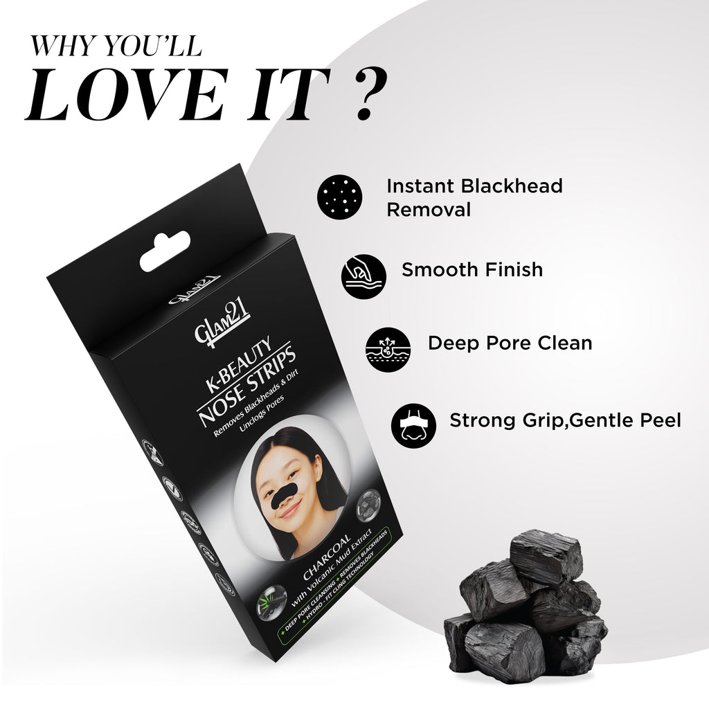 K-Beauty Nose Strips - Charcoal