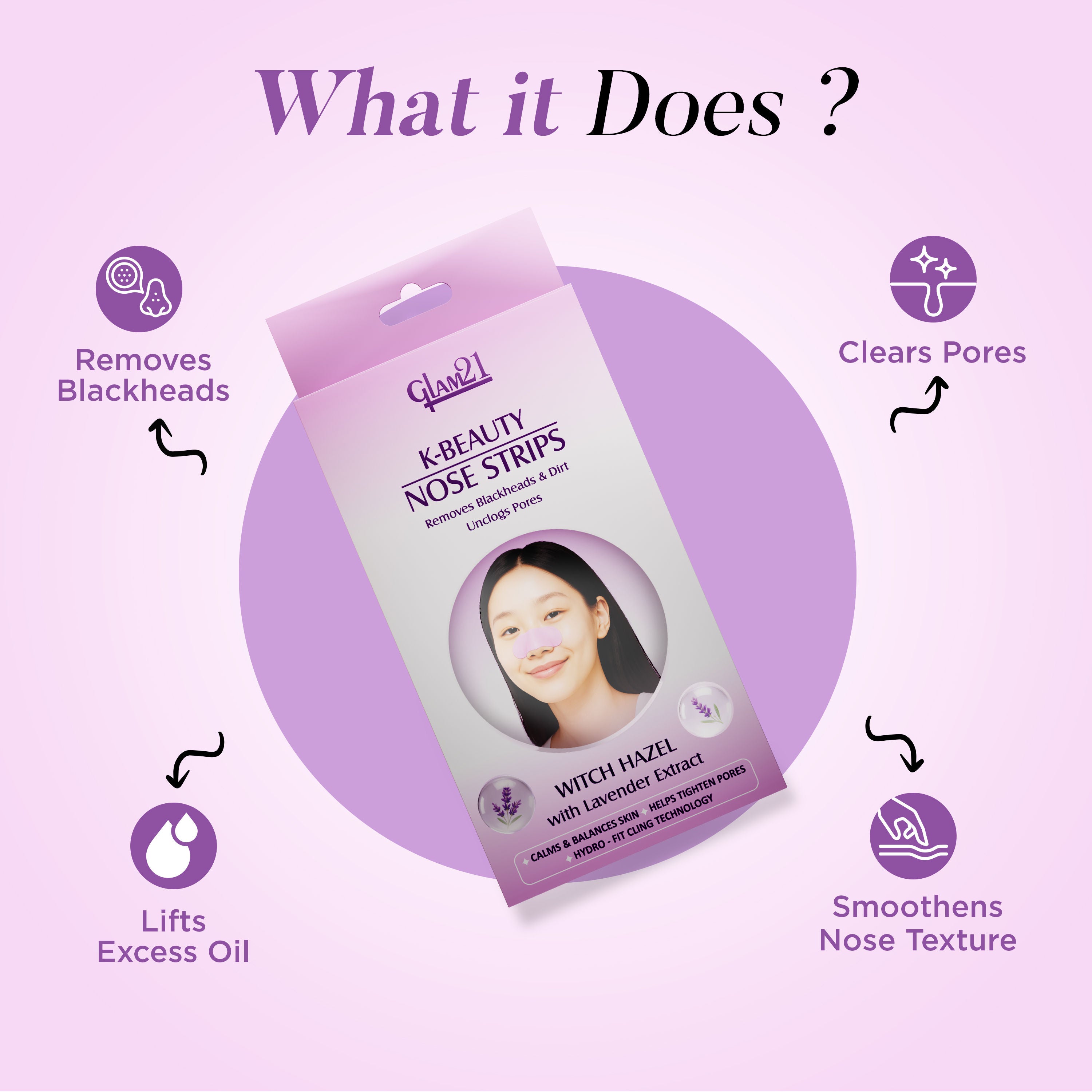 K-Beauty Nose Strips - Witch Hazel