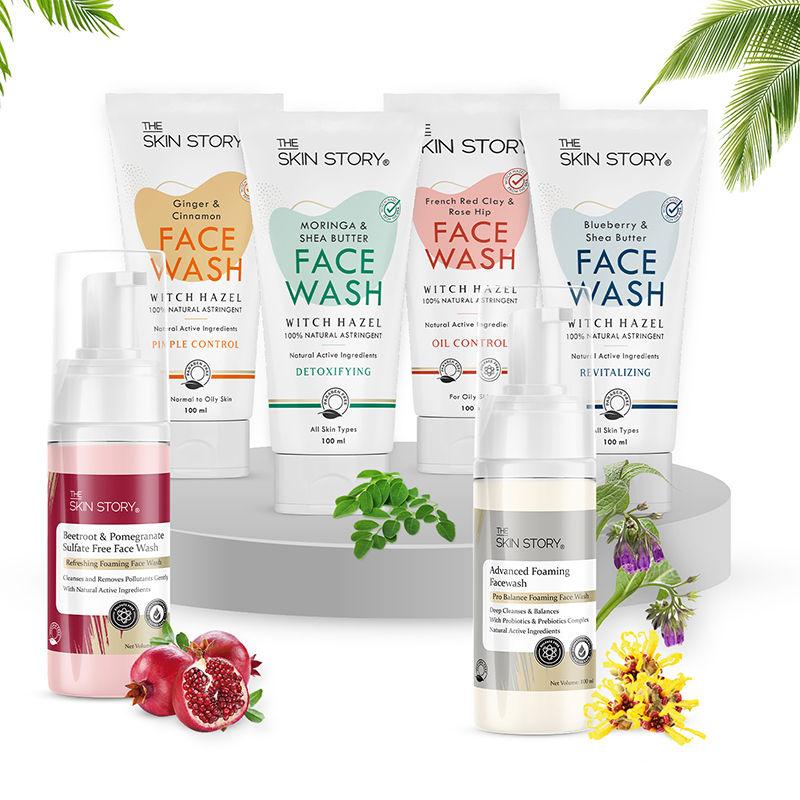 Sulphate Free Foaming Face Wash For Oil Control Skin Barrier Protection Hydrated Skin