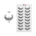 Eyelash set 3D false long and natural eye makeup 8 pairs No. T07