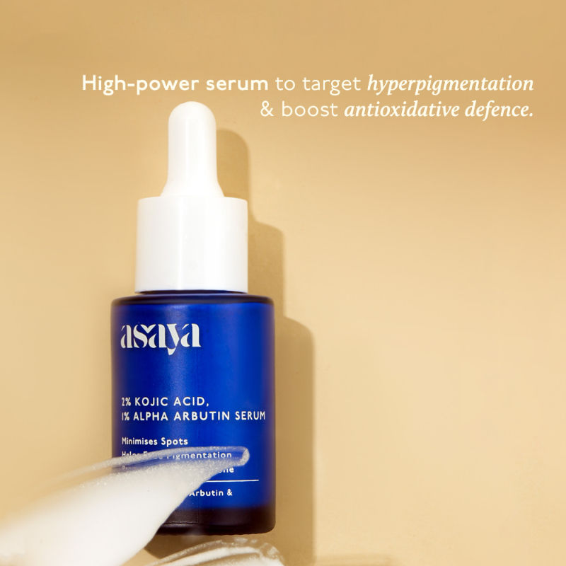 2% Kojic Acid + 1% Alpha Arbutin Face Serum for Brightening, Even Tone & Pigmentation