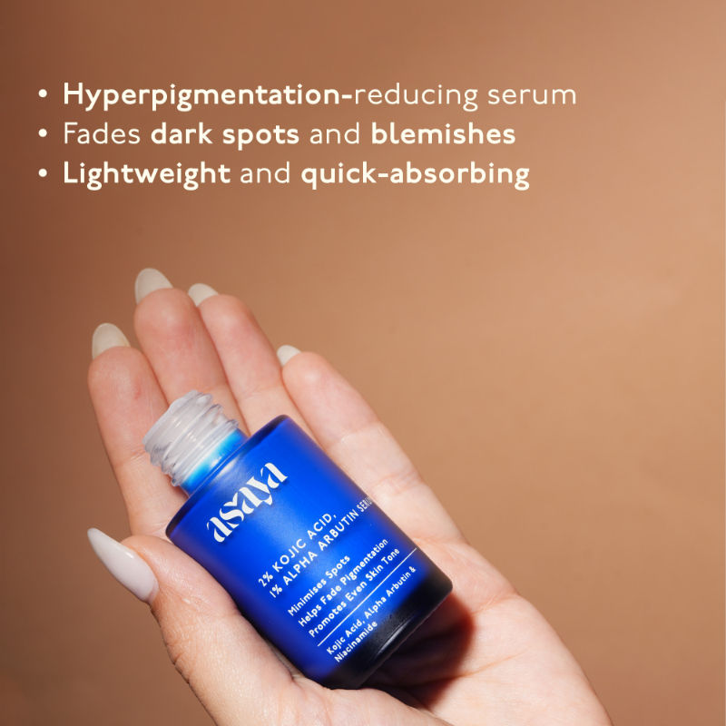 2% Kojic Acid + 1% Alpha Arbutin Face Serum for Brightening, Even Tone & Pigmentation