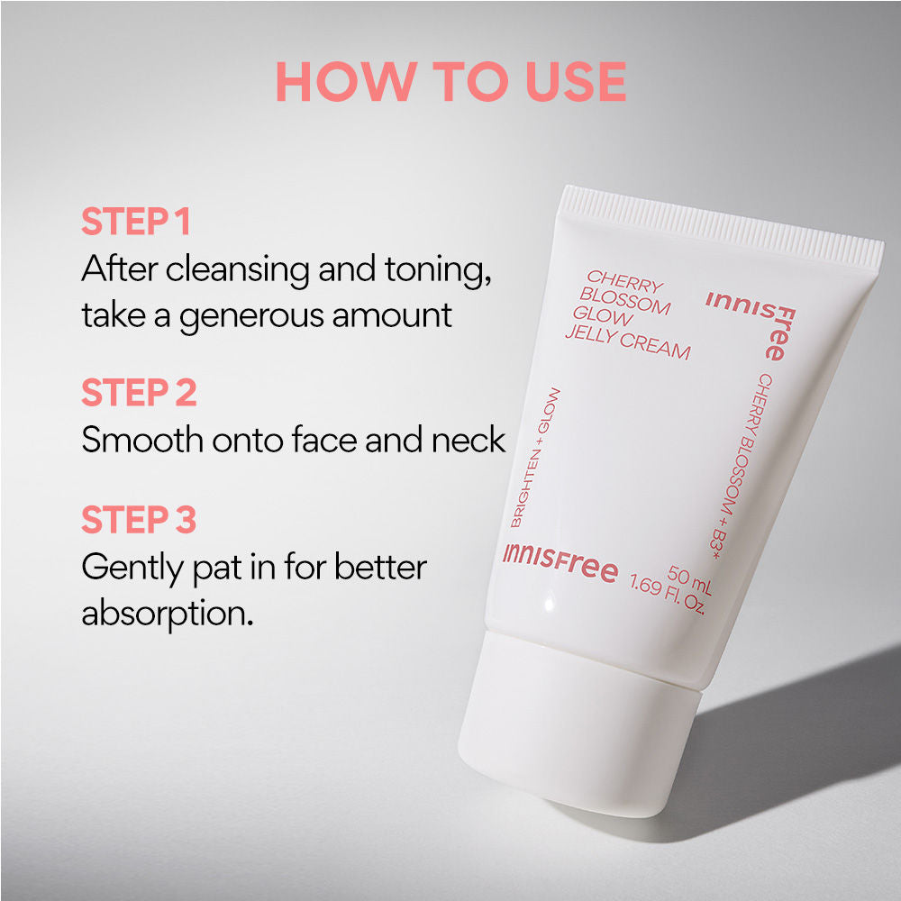 Jeju Cherry Blossom Jelly Cream - Brightening & Dewy Care