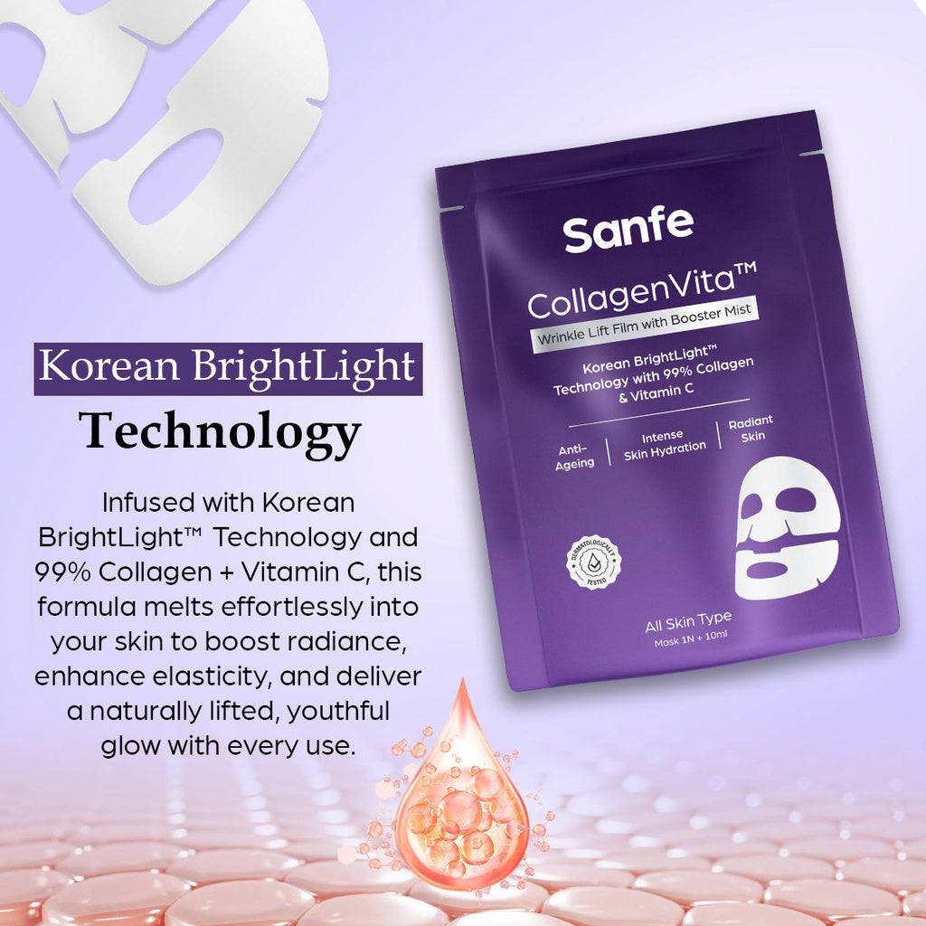 Collagenvita Wrinkle Lift Film With Booster Mist For Instant Glow