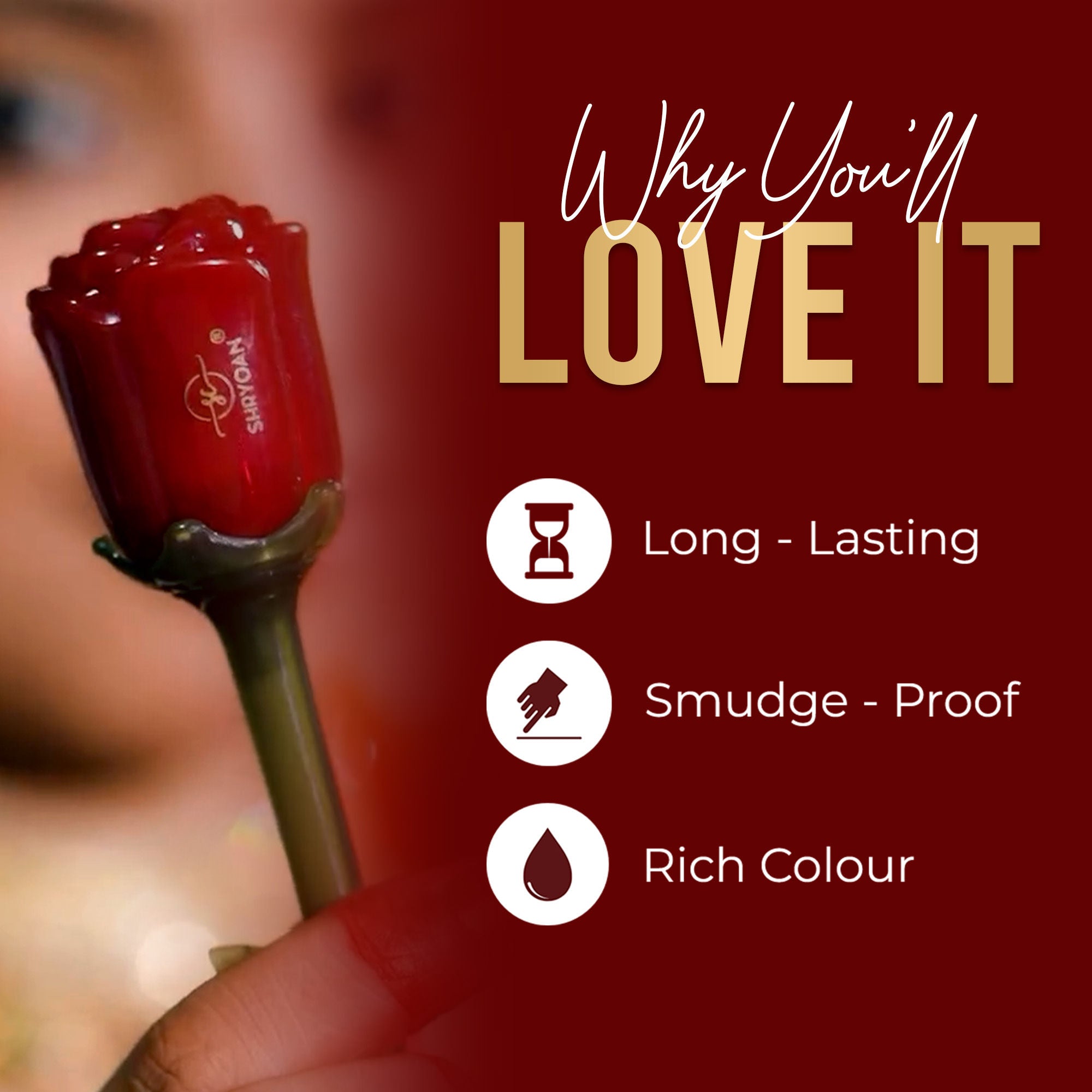 Rose Liquid Sindoor - Long Lasting, Smudge Proof & Waterproof