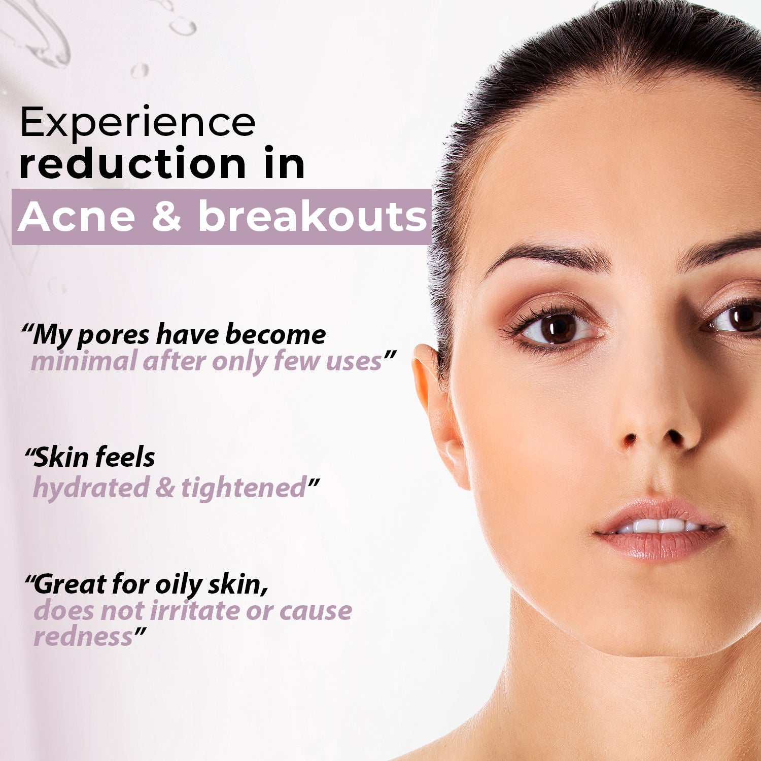 Acne Care Purifying Toner | Alcohol Free Toner With Niacinamide | Acne Prone Skin | Gentle Exfoliation| Clears Acne & Pimples|For Oily & Combination Skin | 100m
