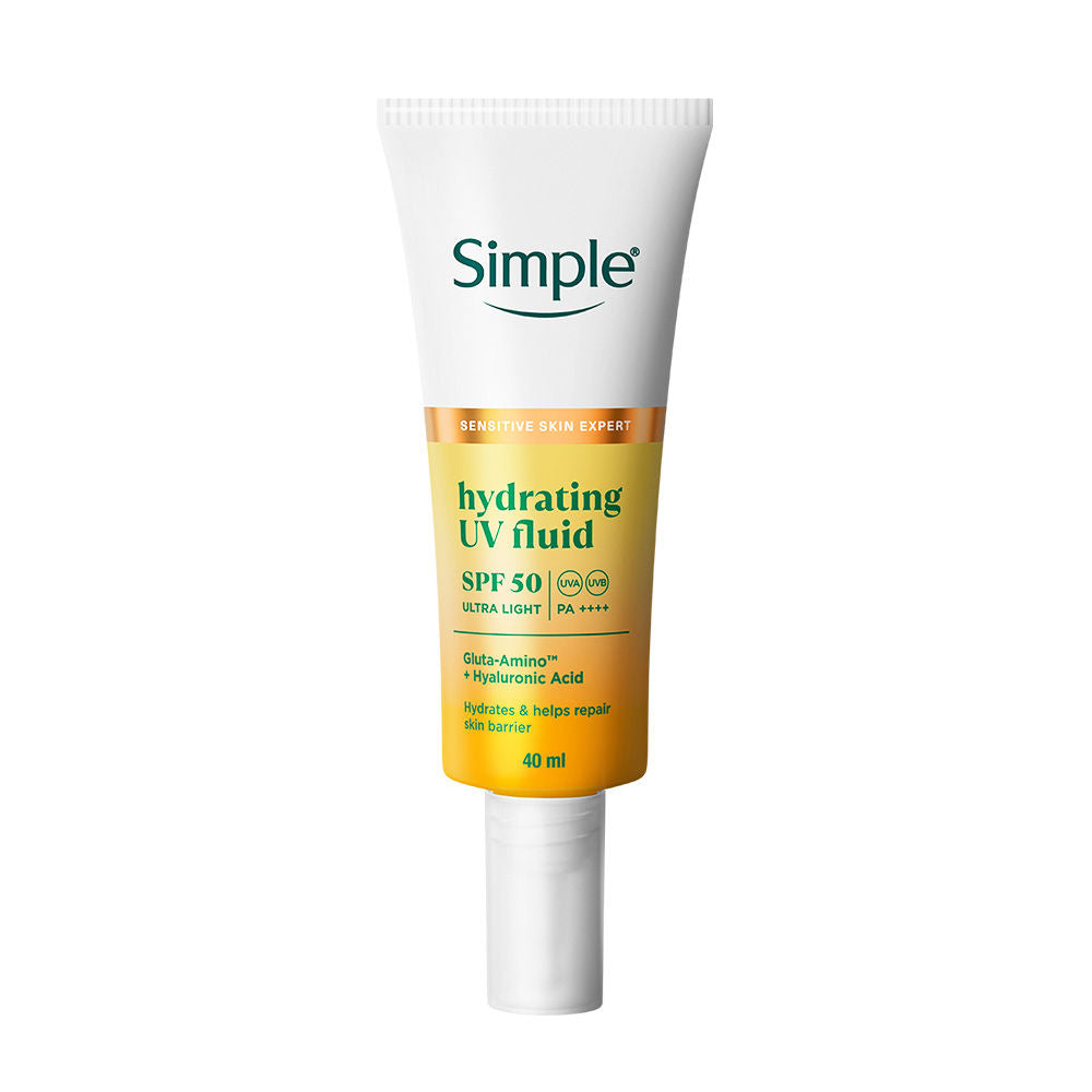 Hydrating UV Fluid SPF 50 PA++++ Hyaluronic Acid Sunscreen For Dry & Sensitive Skin