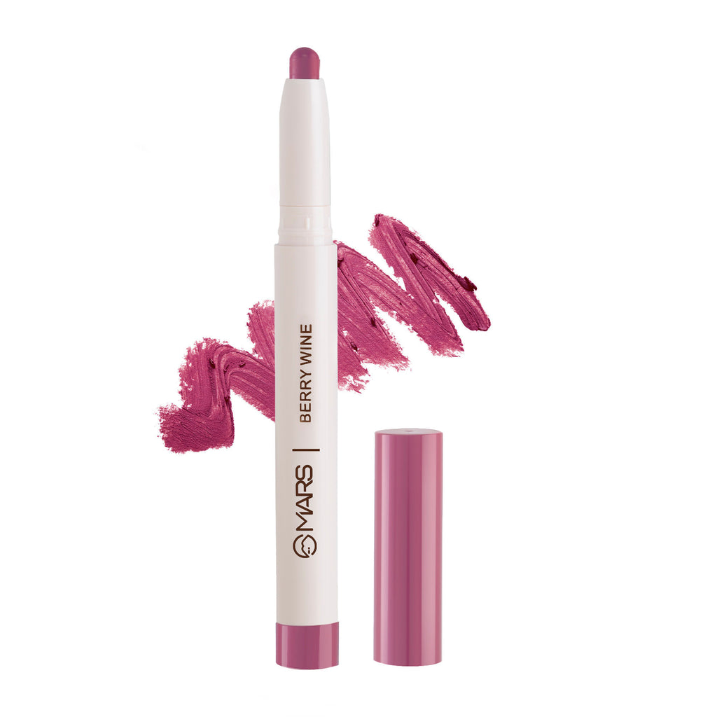 Retractable Poppins Lipstick - Berry Wine