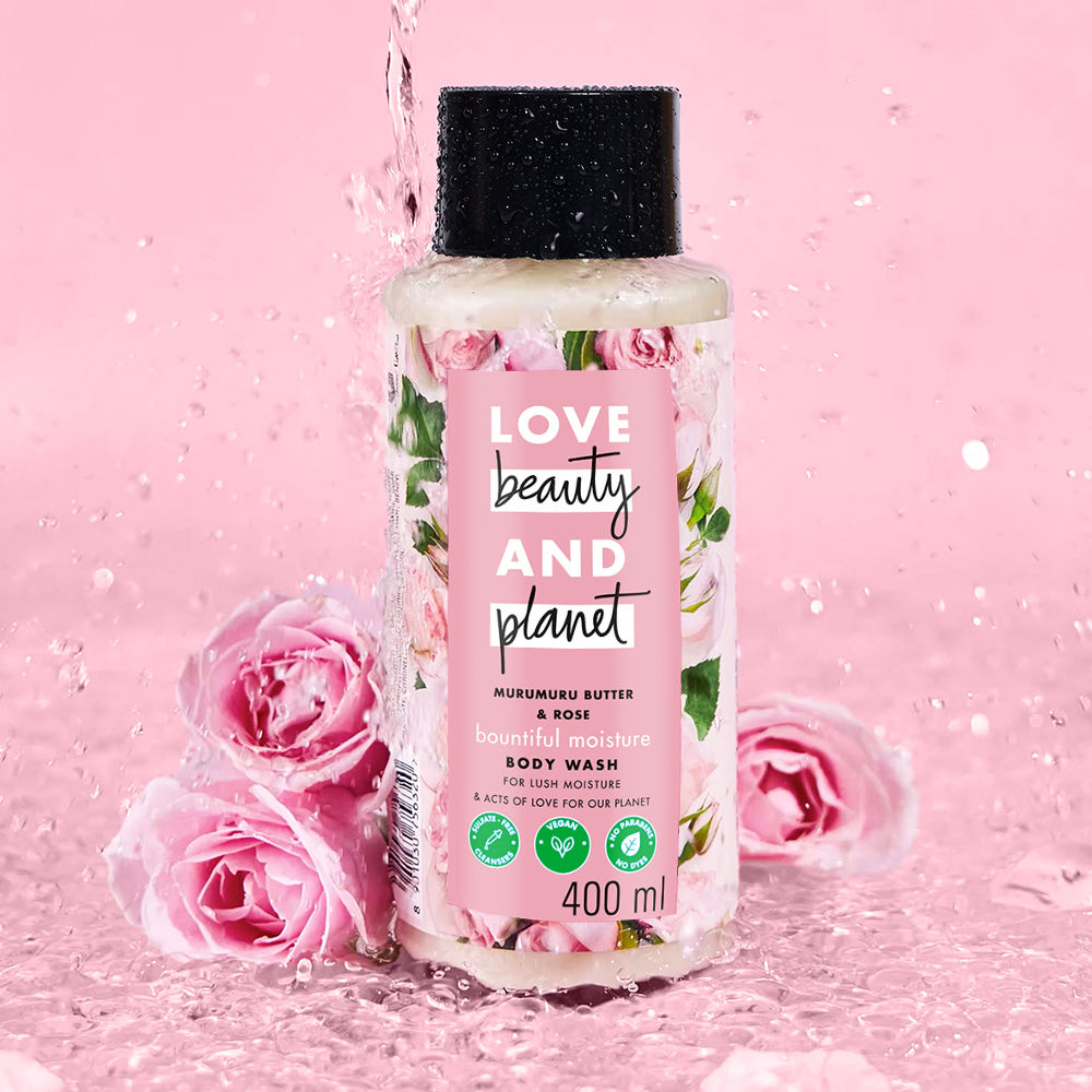 Murumuru Butter And Rose Moisturising Creme Body Wash