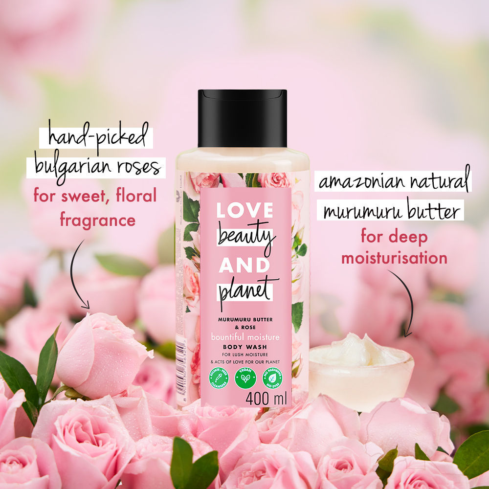 Murumuru Butter And Rose Moisturising Creme Body Wash