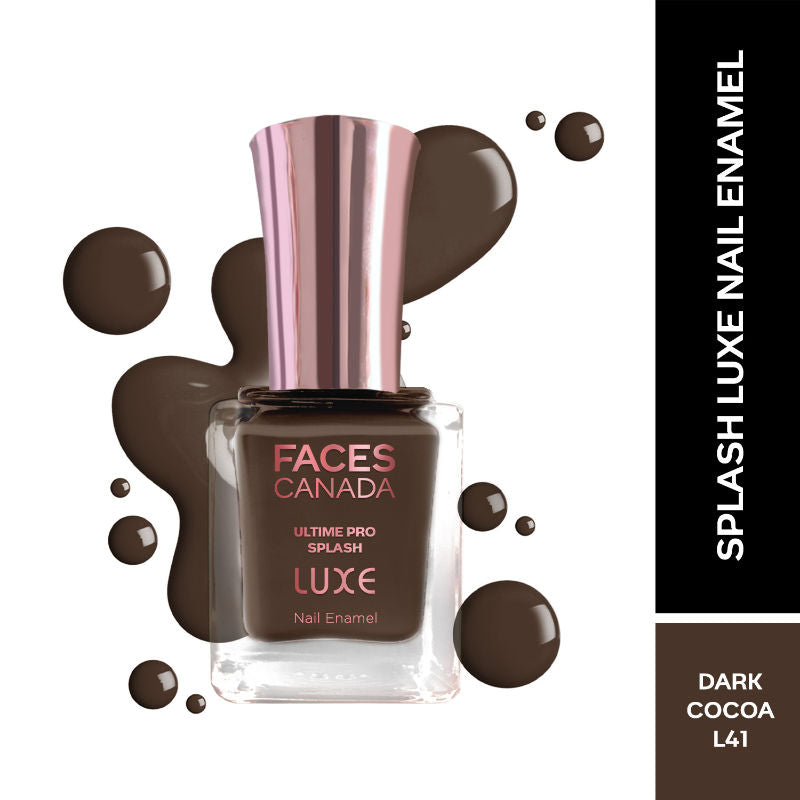 Ultime Pro Splash Luxe Nail Enamel - Dark Cocoa L41