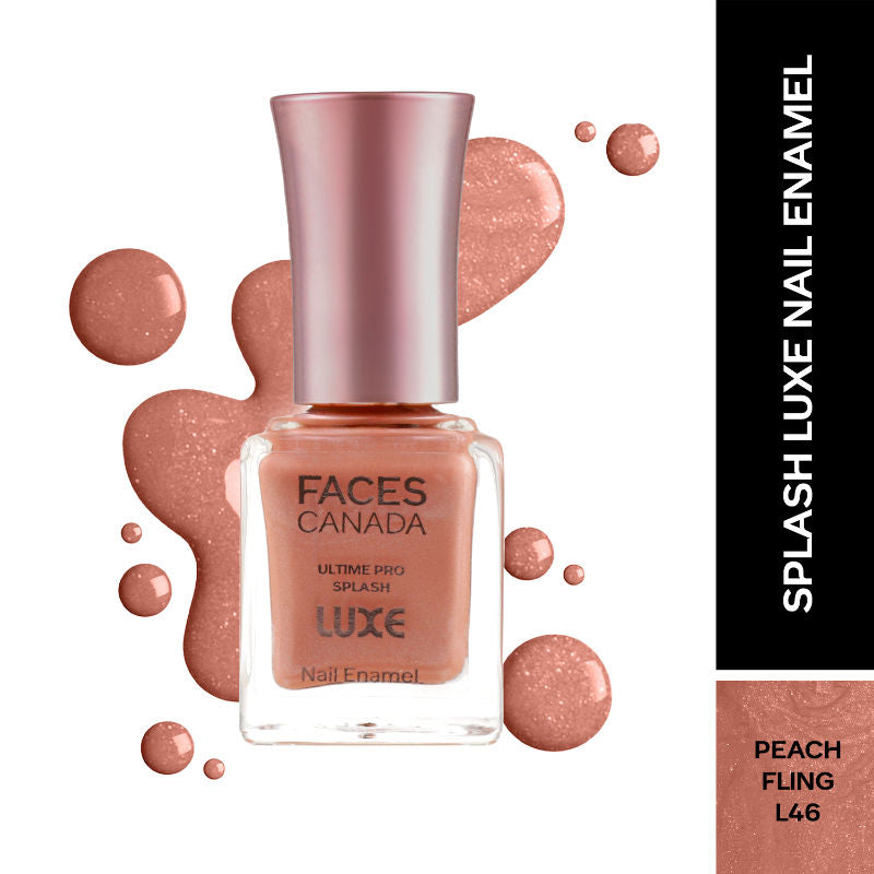 Ultime Pro Splash Luxe Nail Enamel - Peach Fling L46