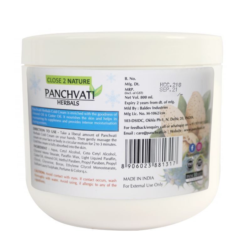 Cold Cream for Deep Nourishment Healthy & Balanced Skin