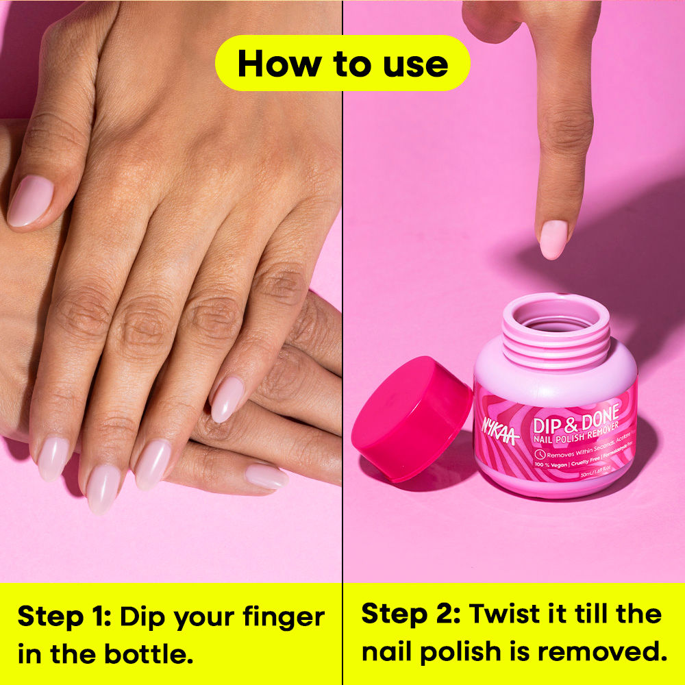 Dip & Done Nail Polish Remover