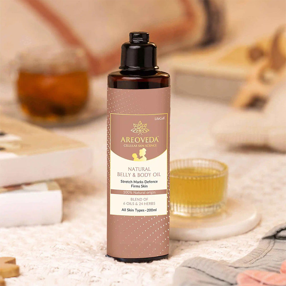 Post Natal Massage Oil For Moms To Relax, Nourish & Brighten Skin, Non-Greasy