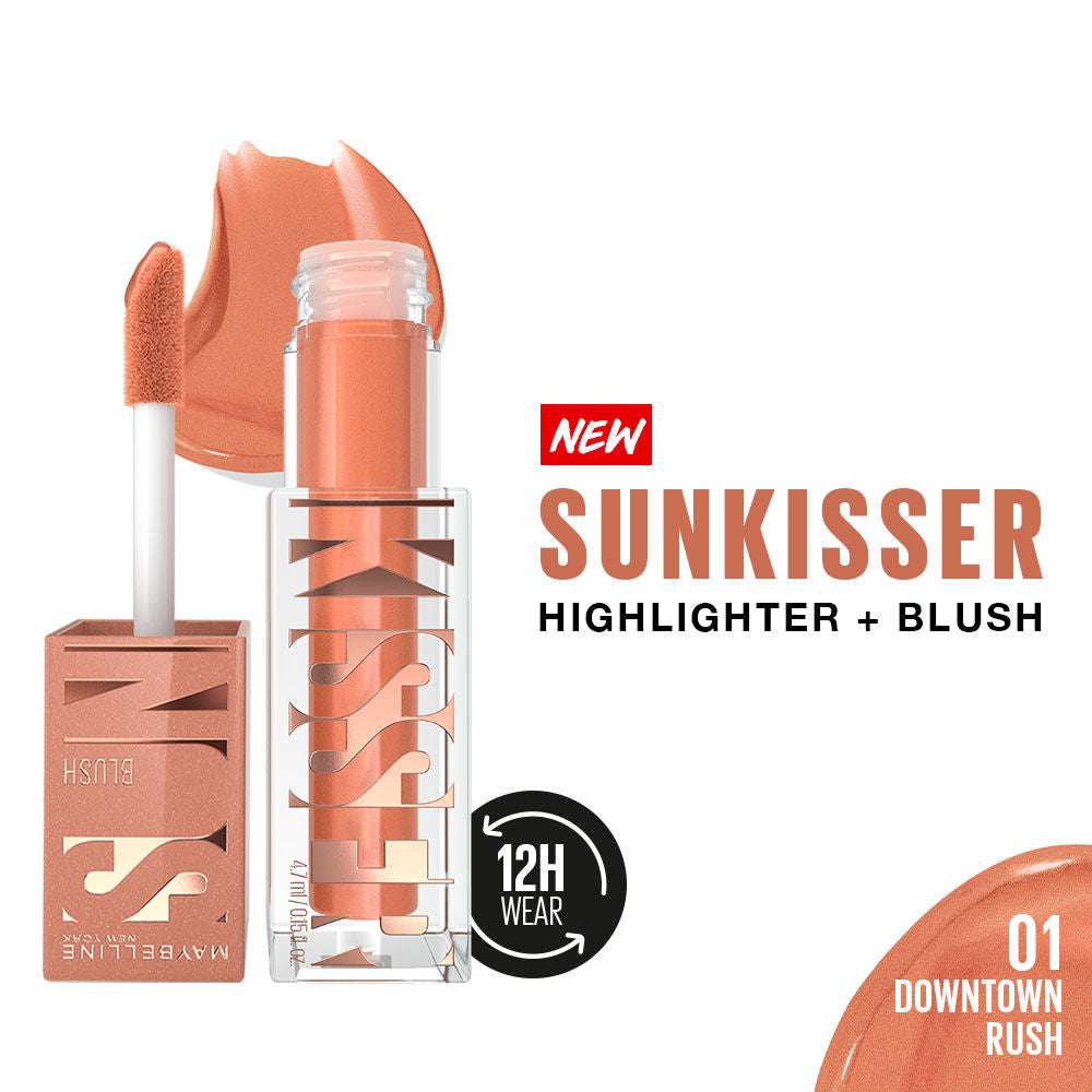 Sunkisser Highlighter + Blush - Downtown Rush