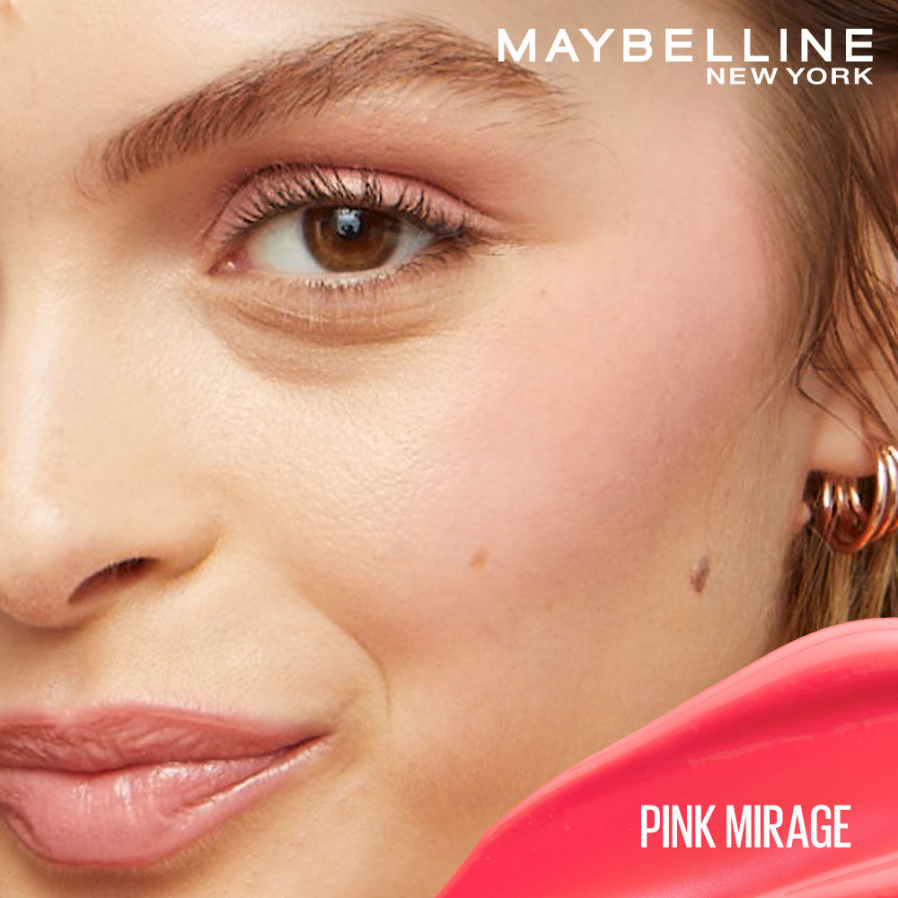 Maybelline Sunkisser Hazy Matte Blush, 12HR Sunkissed Cheeks, Transfer & Sweat-proof, Pink Mirage