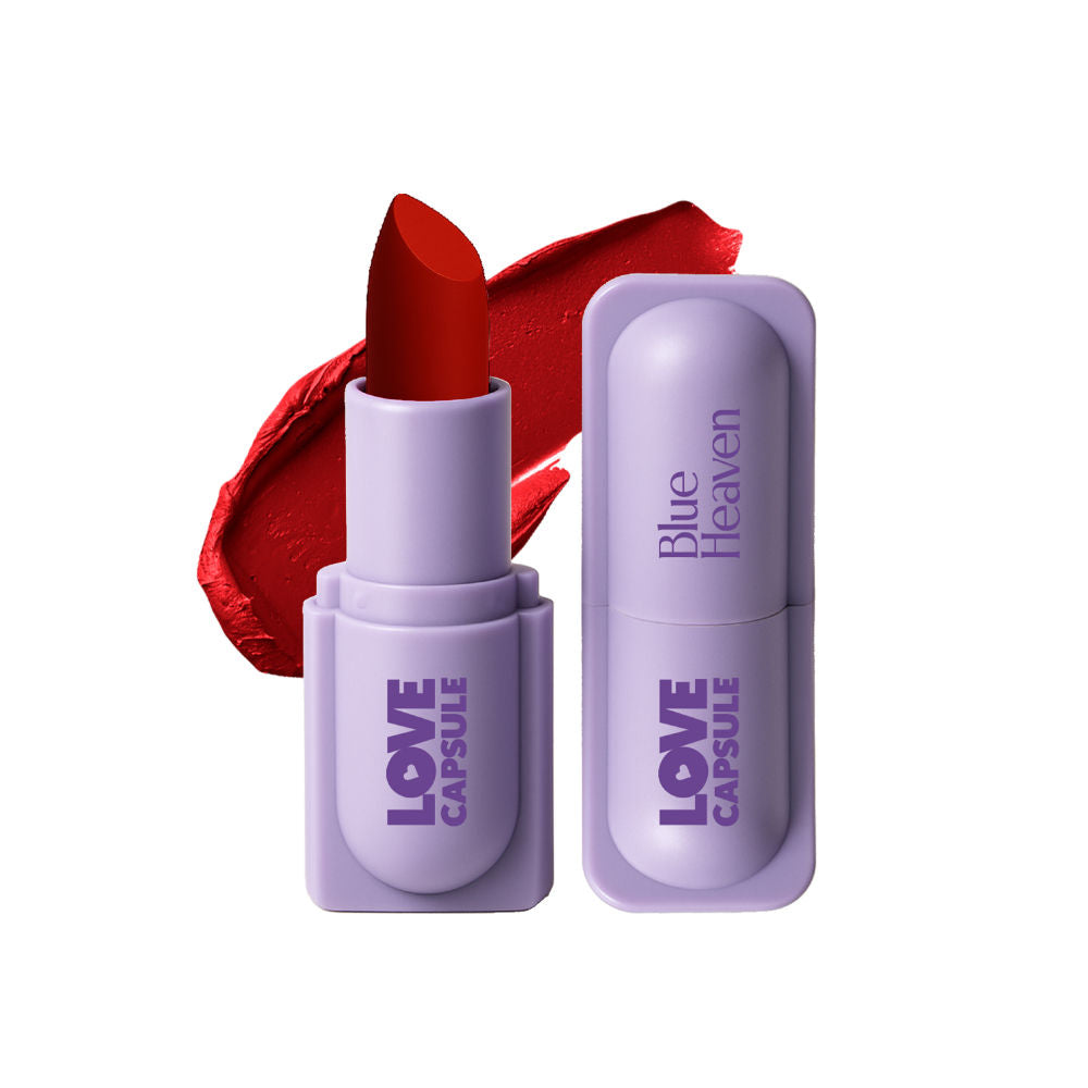 Love Capsule Powder Matte Lipstick - Intense Red