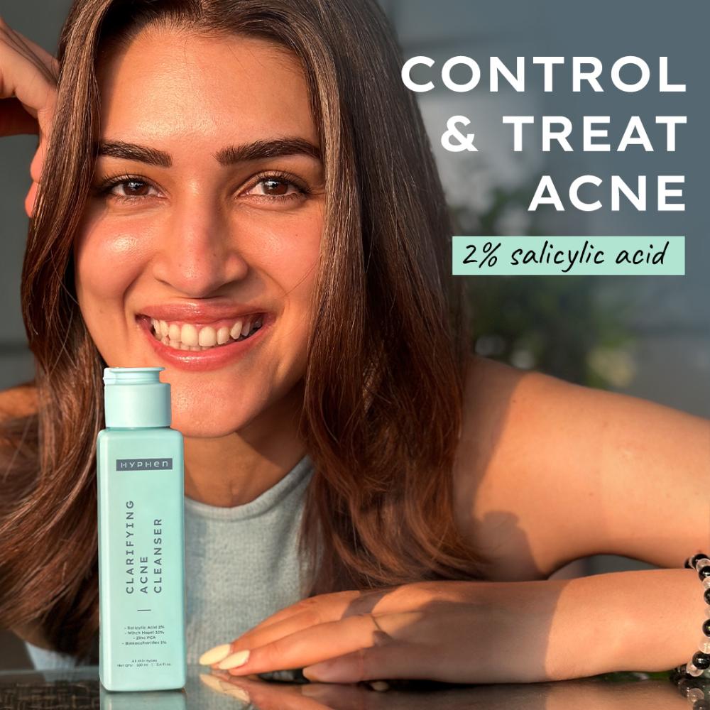 Clarifying Acne Cleanser With 2% Salicylic Acid, Anti-Acne Face Wash For Oil Control