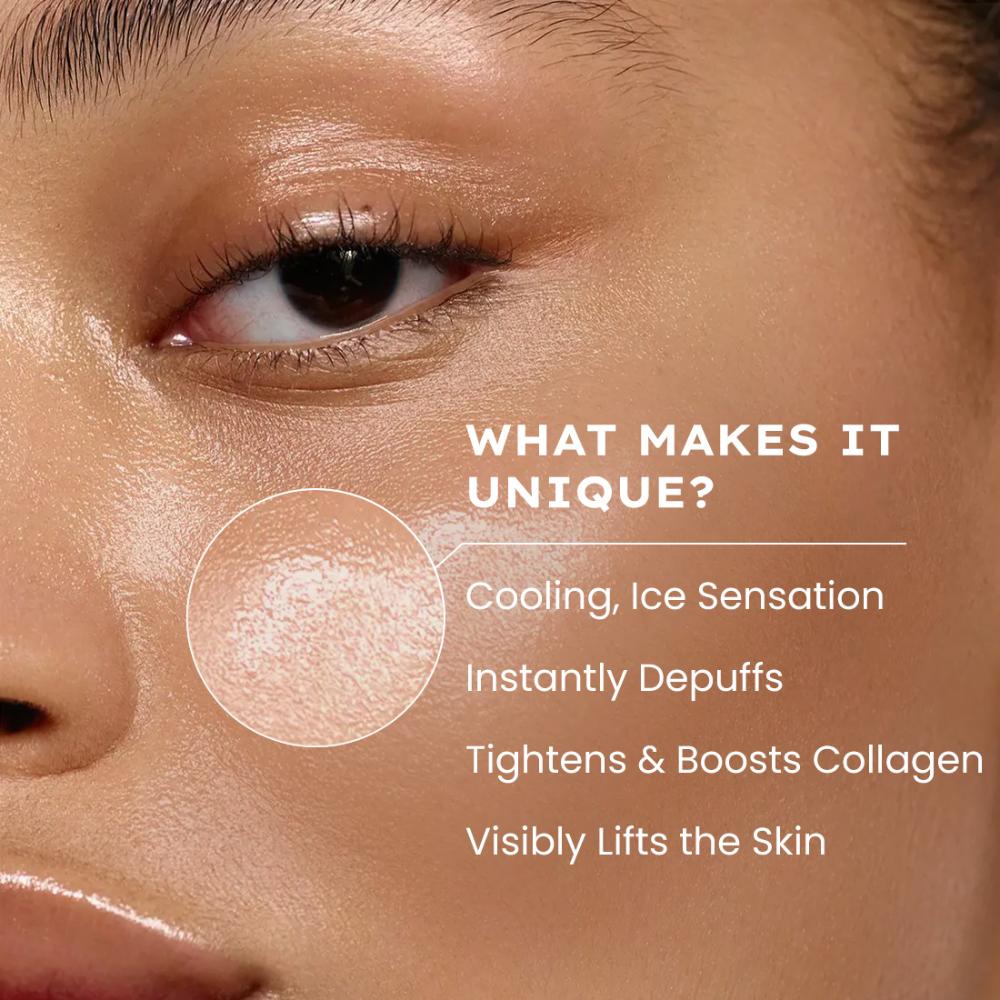 Ice Dunk Cooling Face Mask - 31% Cooling Actives, 3% Caffeine - Instant Depuff