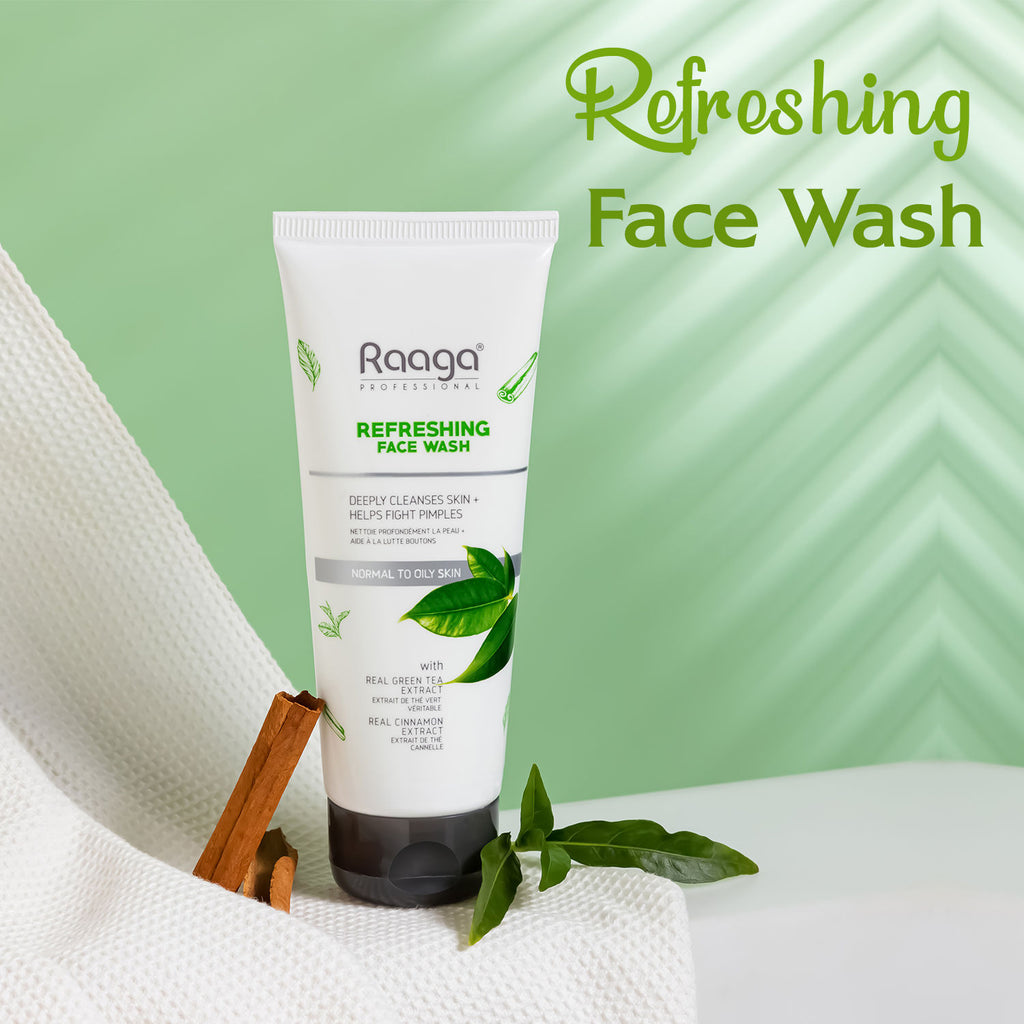 Refreshing Face Wash, Salicylic Acid & Green Tea Extract For Normal To Oily Skin