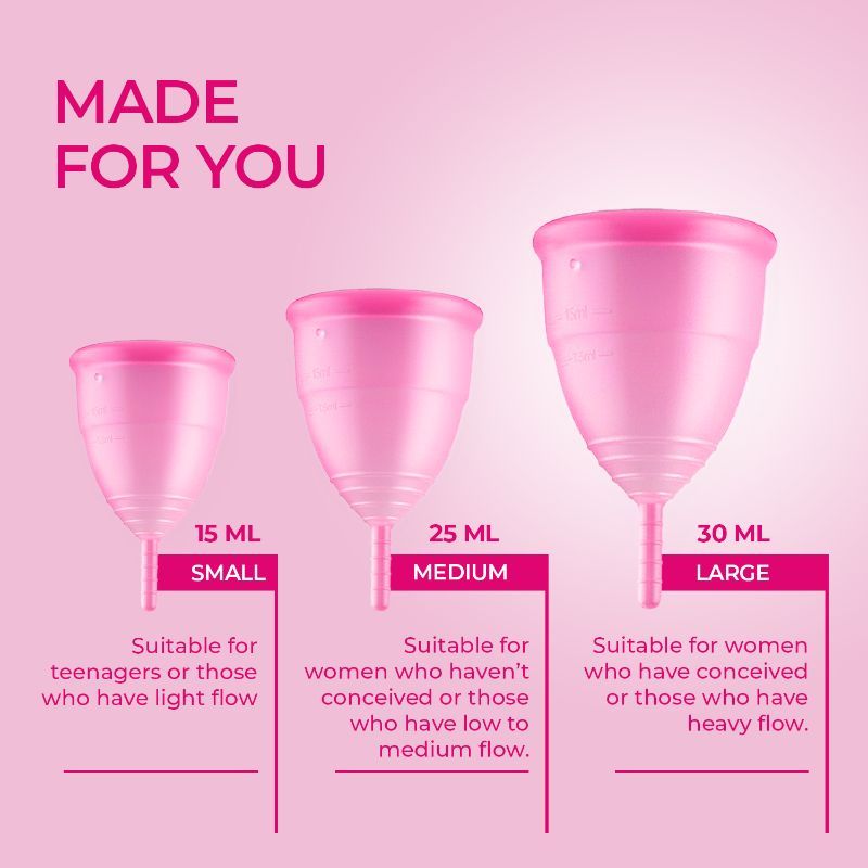 Prima Reusable Menstrual Cup With Protection Pouch