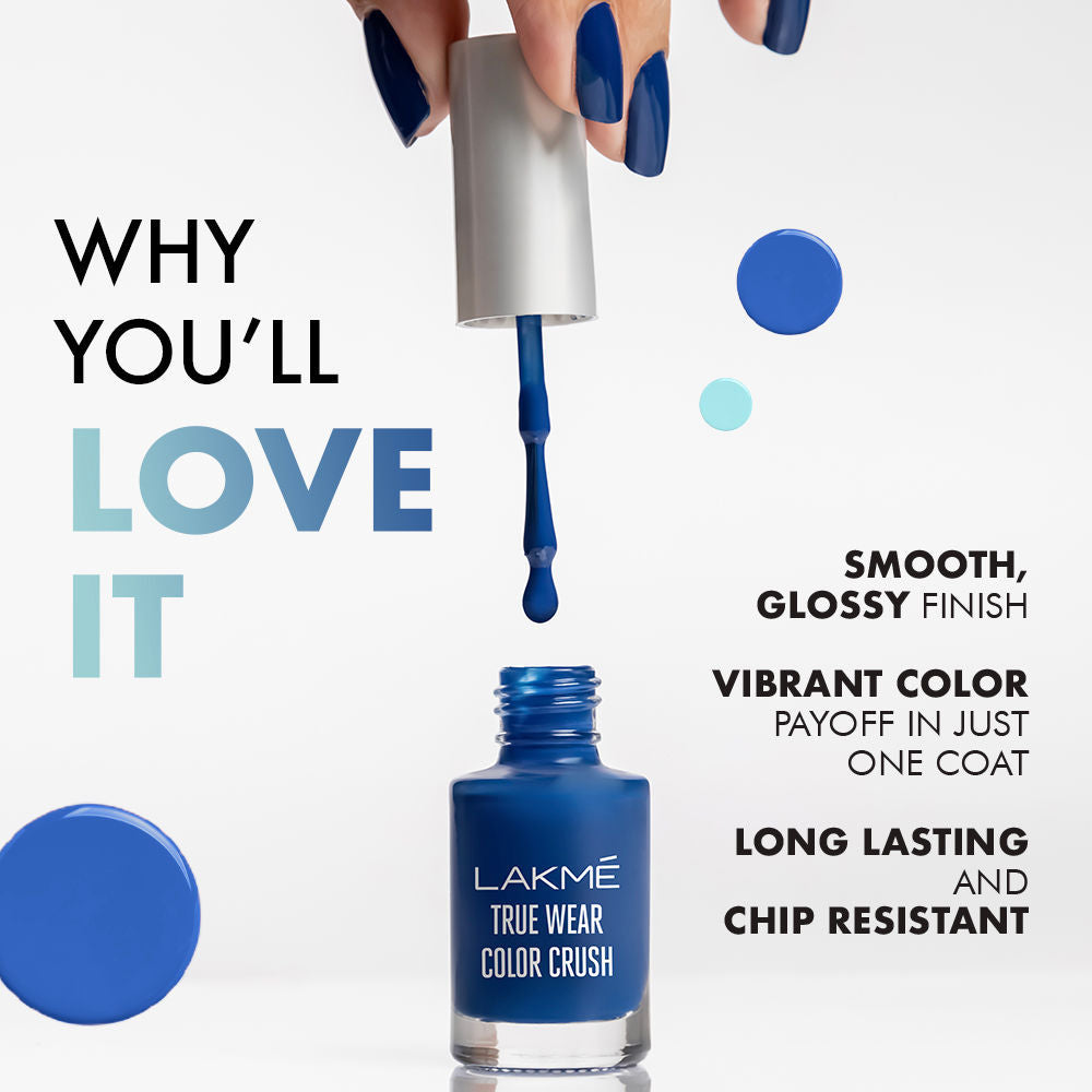 True Wear Color Crush Nail Polish, Long Lasting & Vibrant Nail Paint