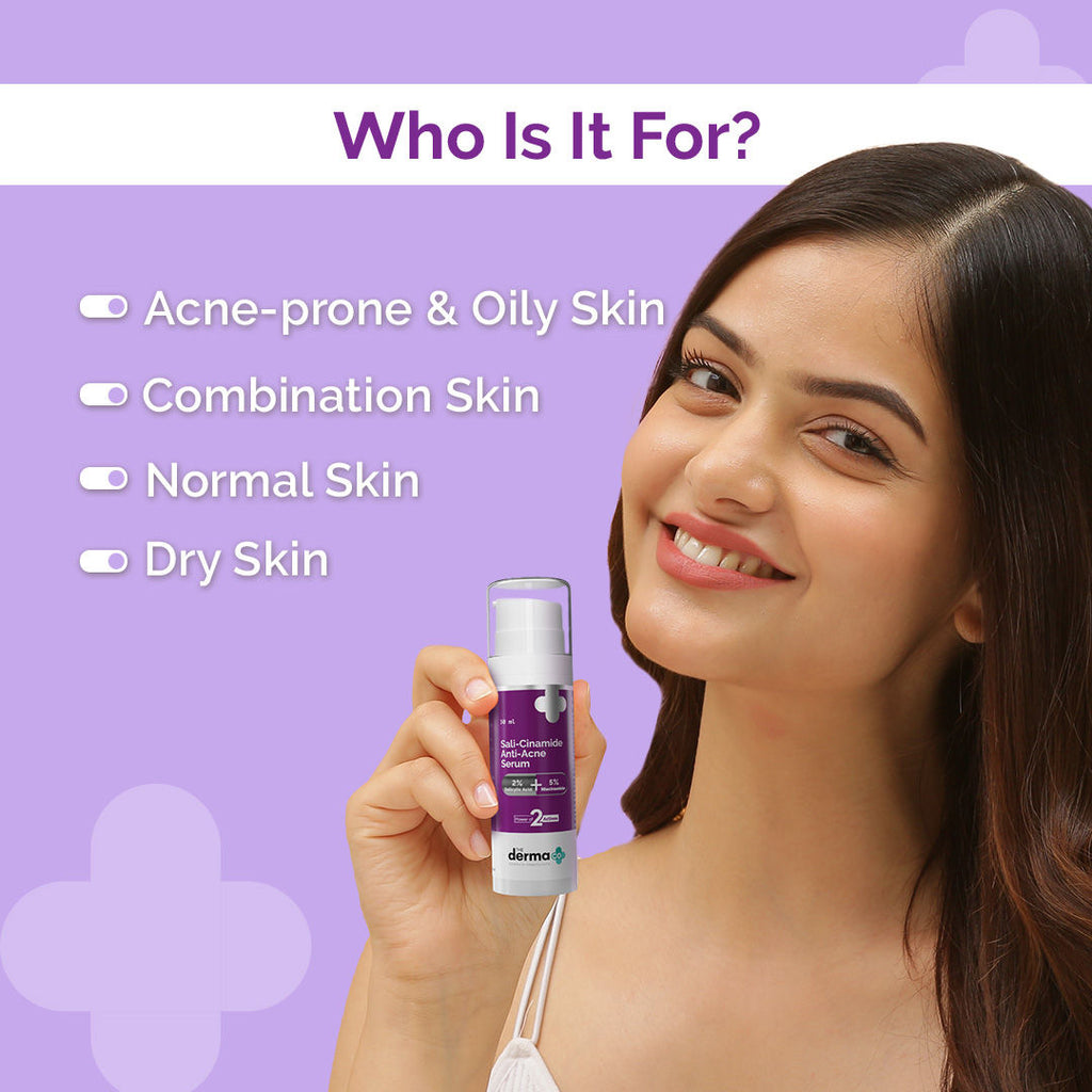 Sali-Cinamide Anti-Acne Face Serum With 2% Salicylic Acid & 5% Niacinamide