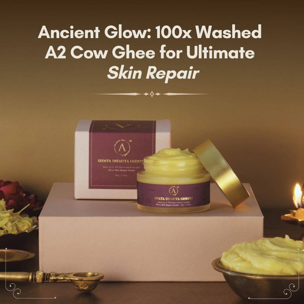 Shata Dhauta Ghrita Skin Repairing Moisturizing Ghee Cream