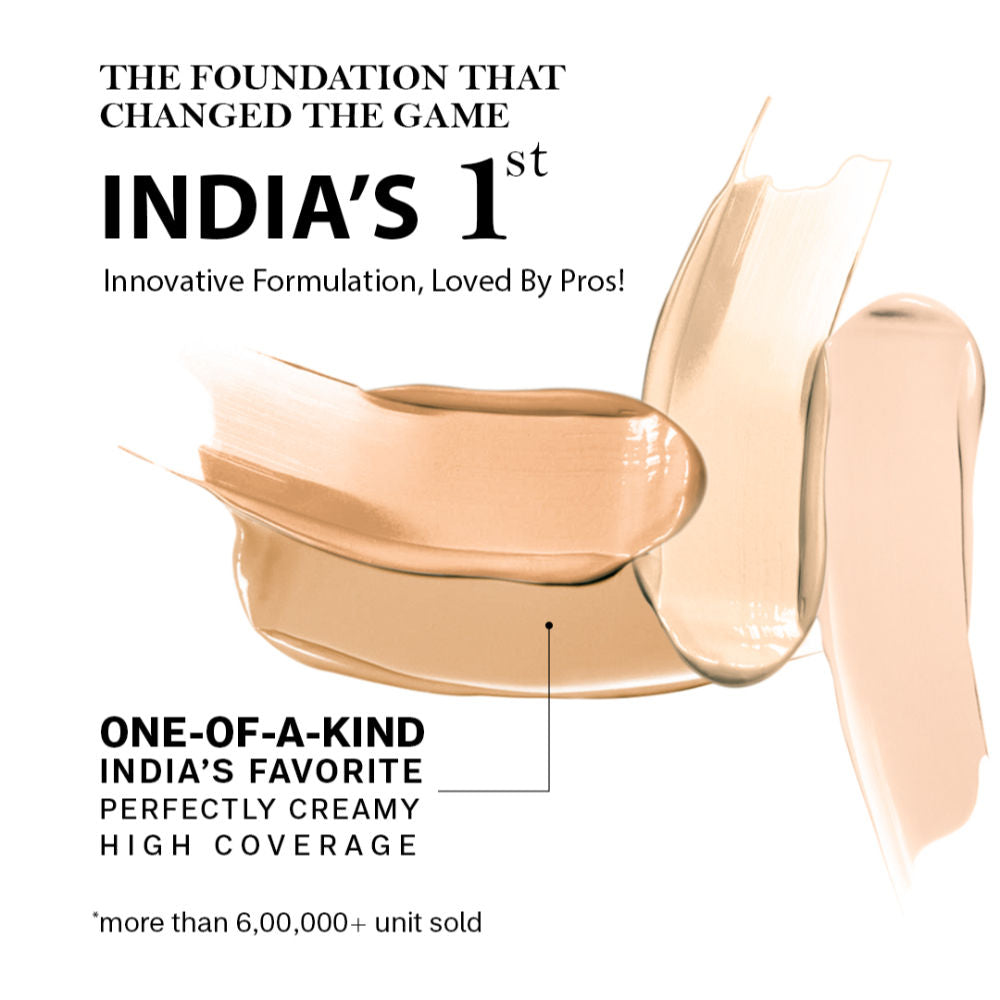 The Base Story Foundation High Coverage Satin Matte Finish Lightweight Waterproof