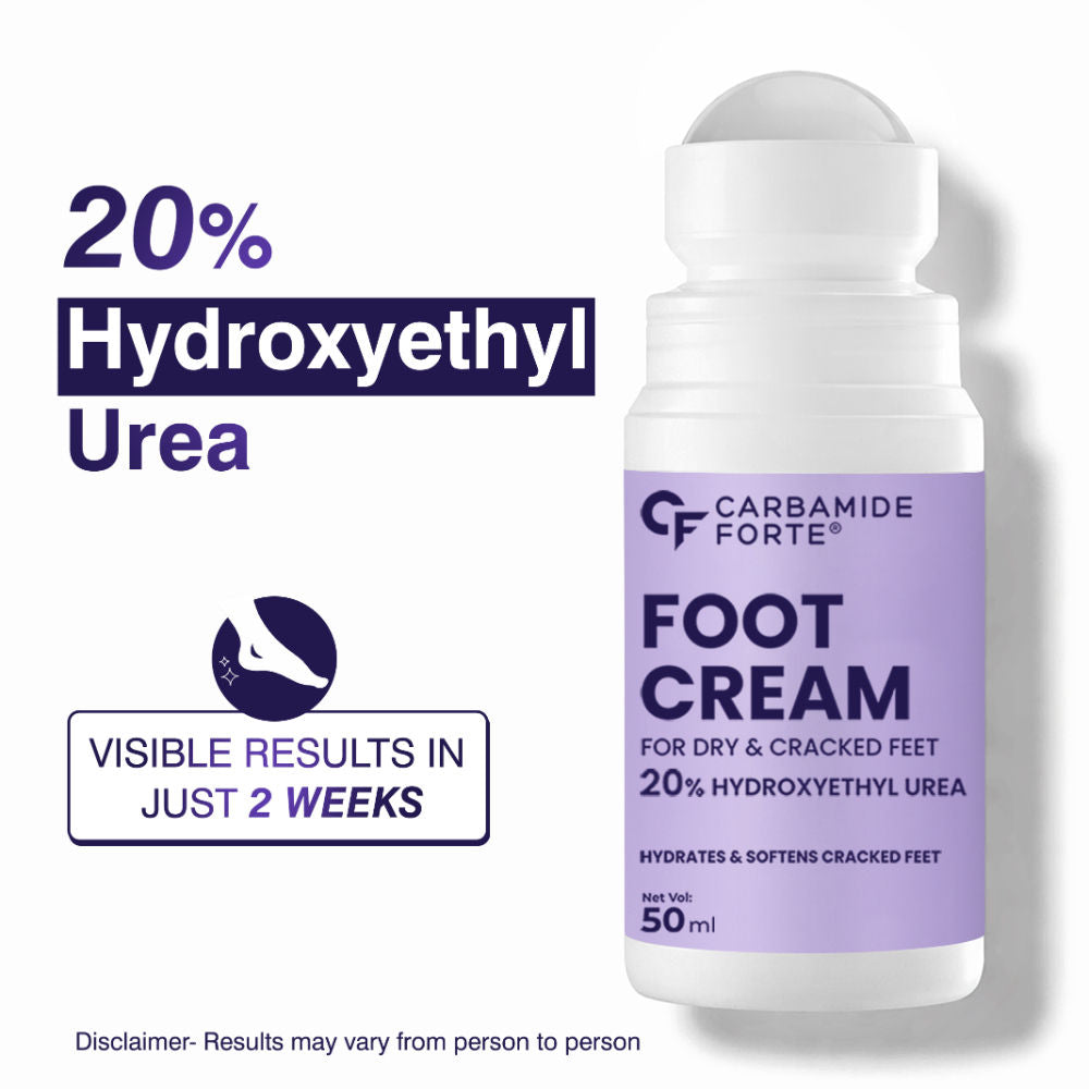 20% Urea Foot Cream Roll-On, Repairs Cracked Heels