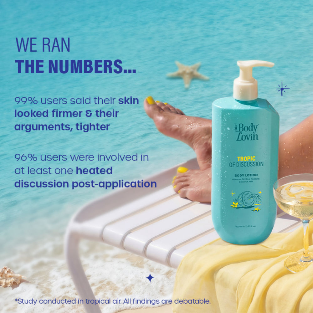 BodyLovin’ Tropic Of Discussion Body Lotion, Firming & Tightening, Fresh Tropical Fragrance